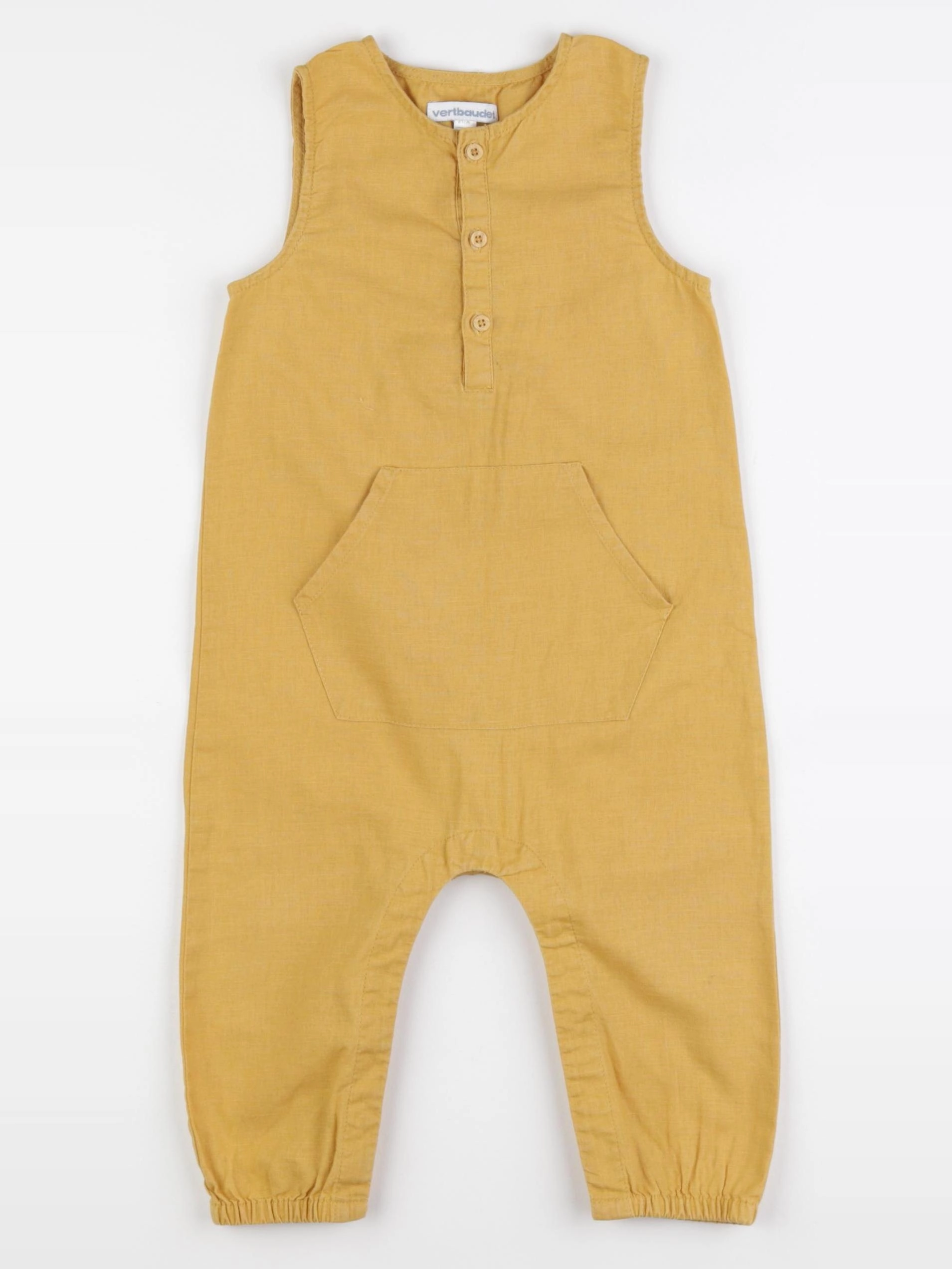 Vertbaudet - combinaison jaune - 18 mois