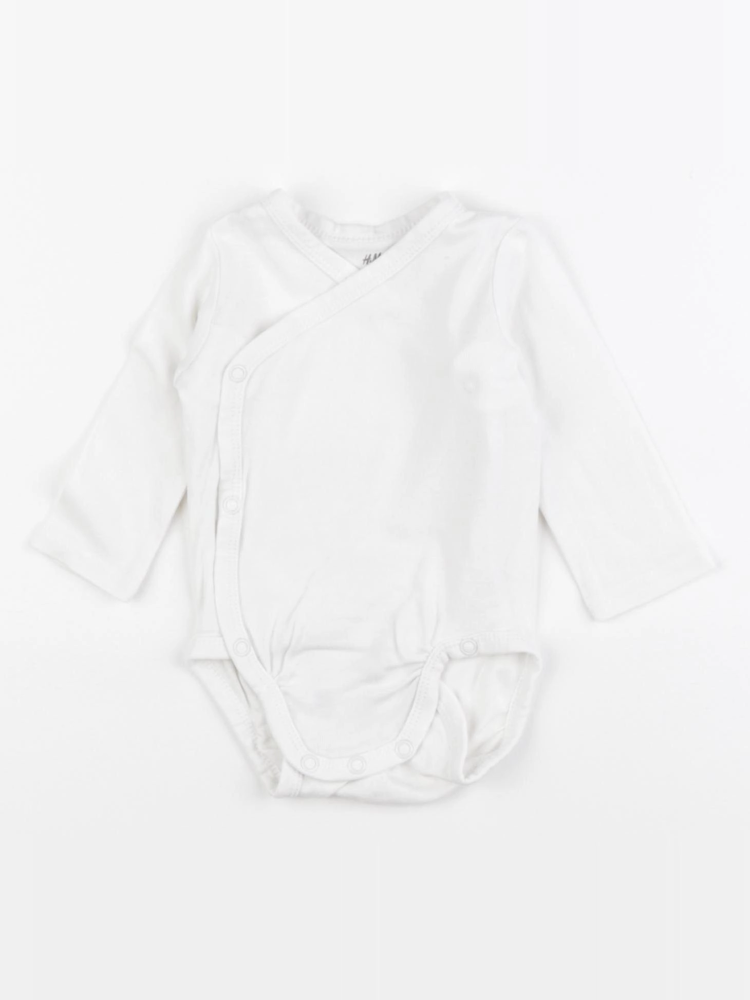 H&M - body blanc - 2/4 mois