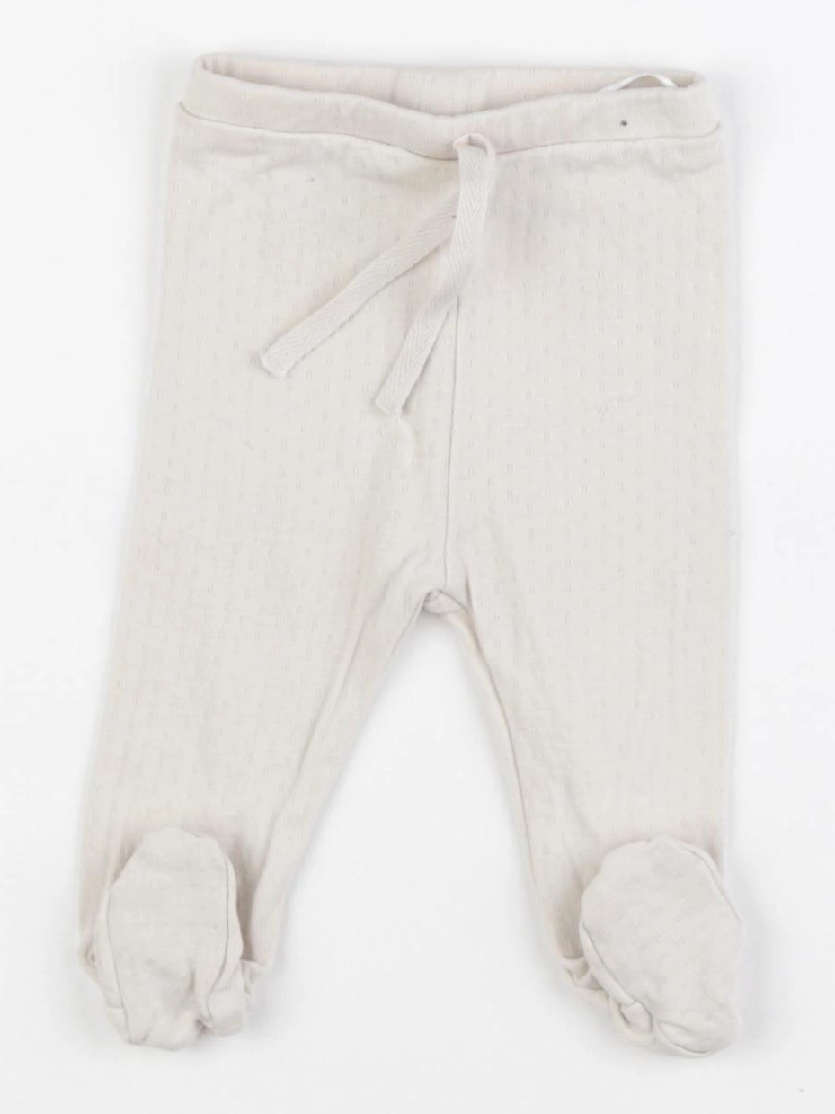 H&M - legging beige - 1/2 mois