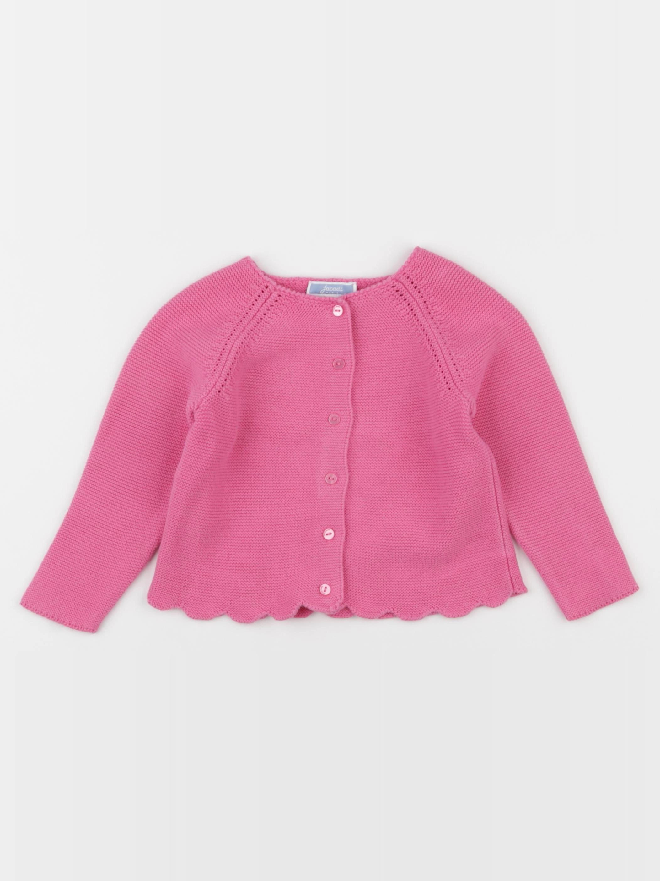 Jacadi - gilet rose - 24 mois