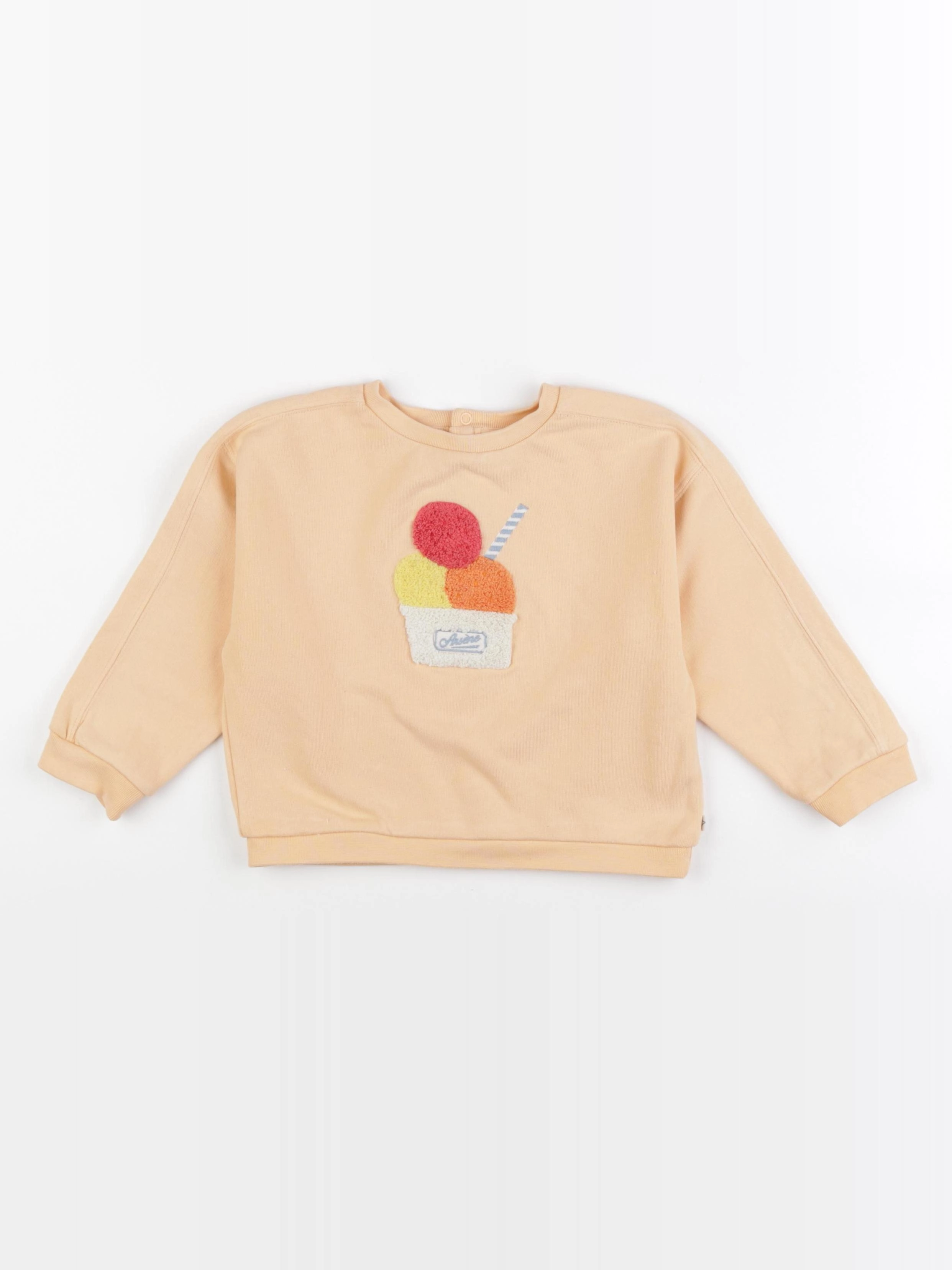 Arsène et les pipelettes - sweat orange - 36 mois