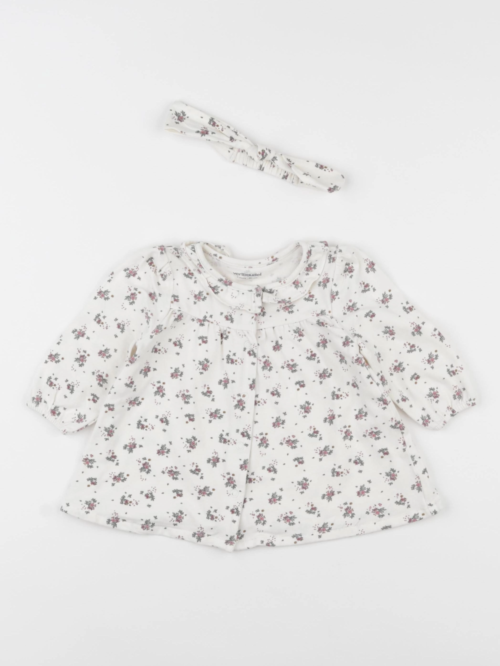 Vertbaudet - robe blanc - 3 ans