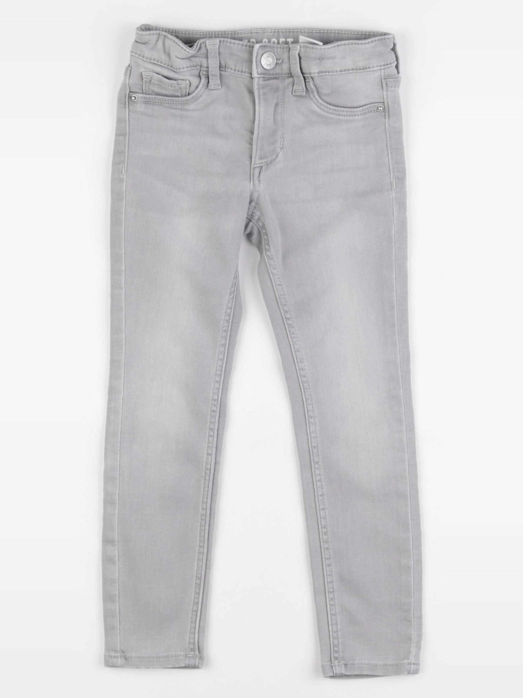 H&M - jean jaune, gris - 3/4 ans
