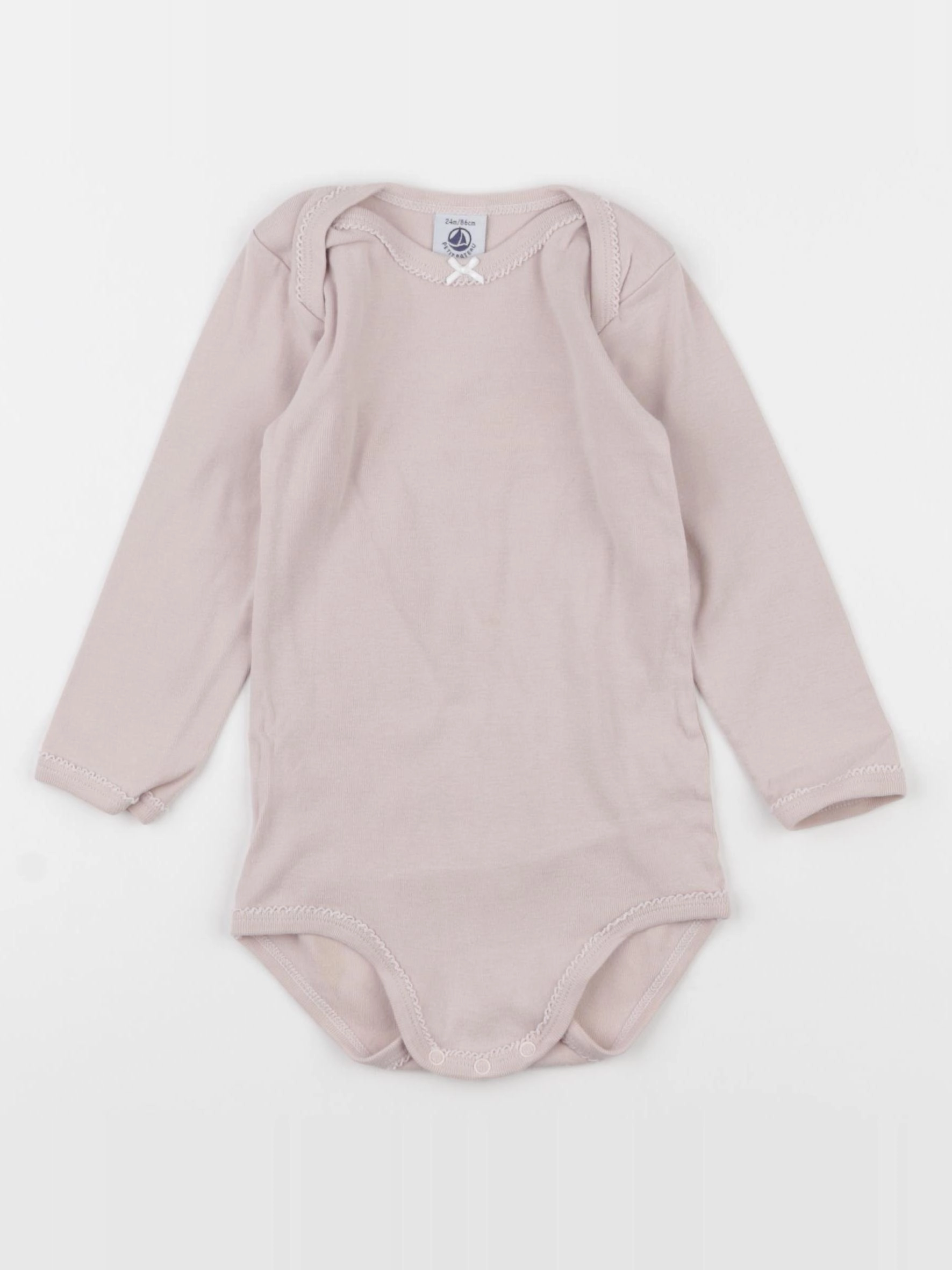 Petit Bateau - body rose - 24 mois
