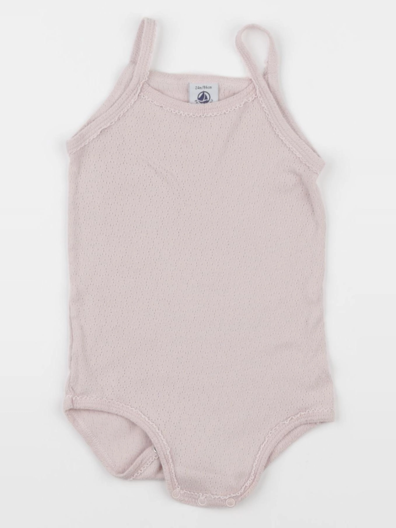 Petit Bateau - body rose - 24 mois