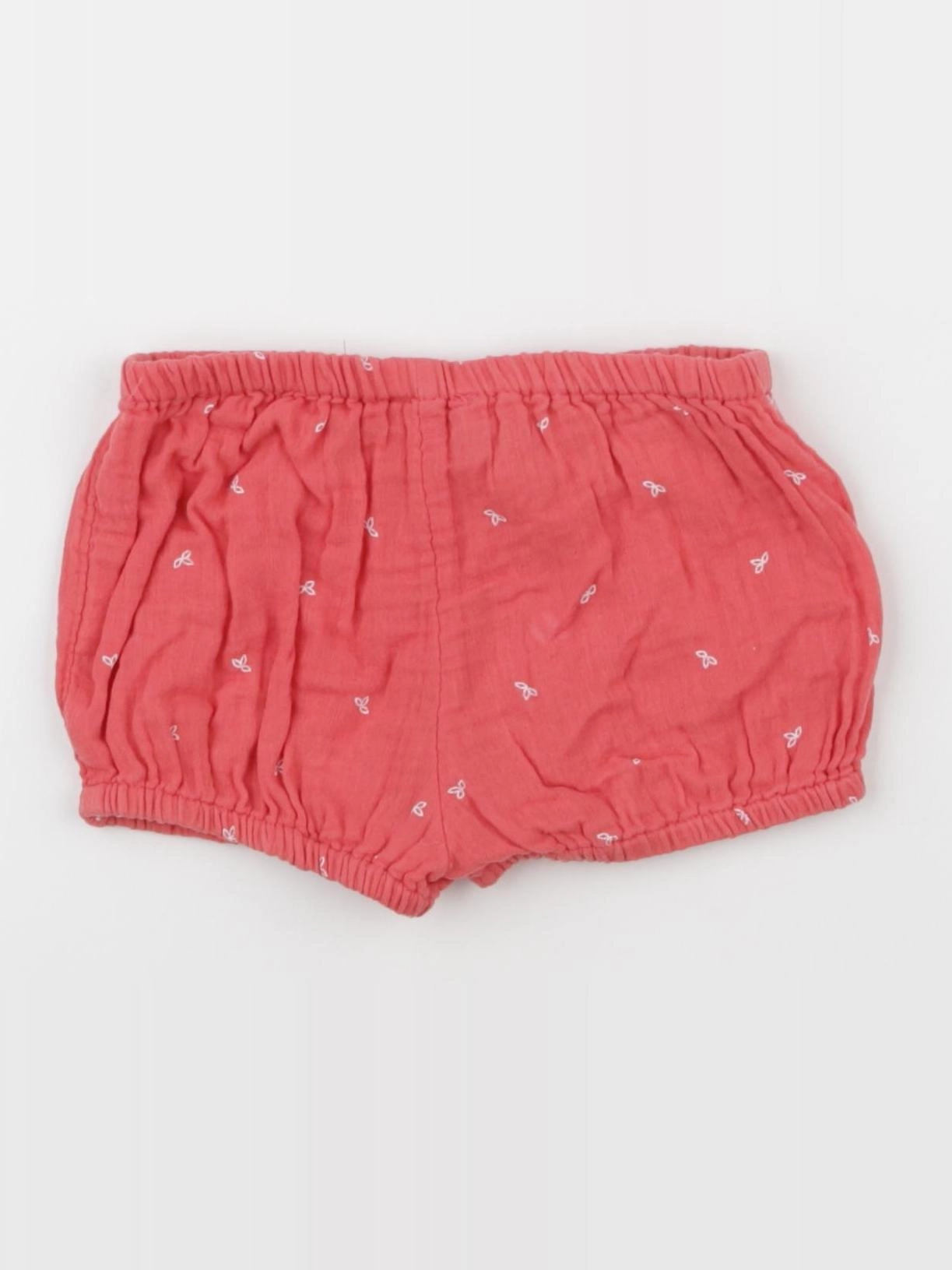 Vertbaudet - bloomer rose - 12 mois