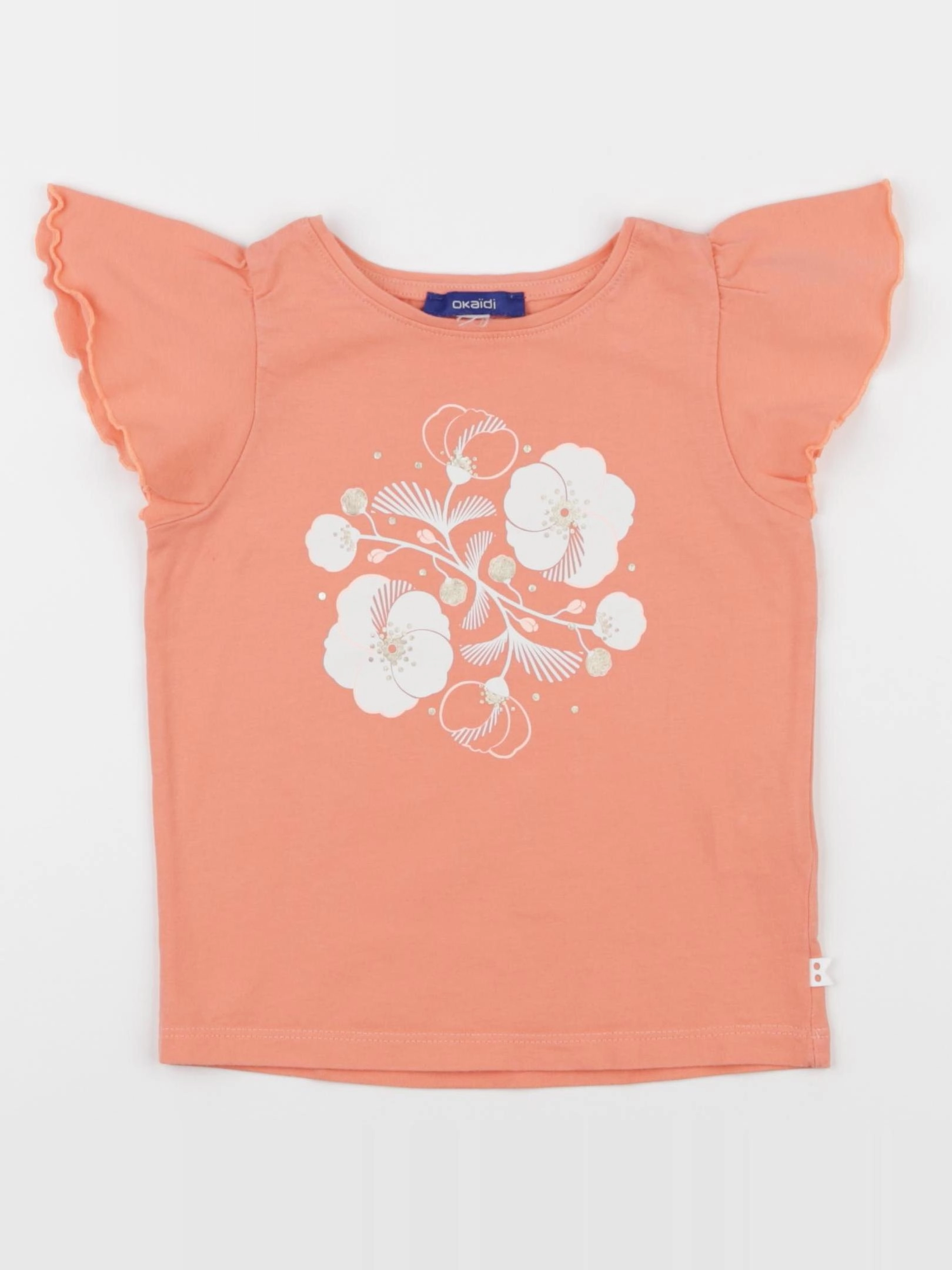 Okaidi - tee-shirt orange - 24 mois