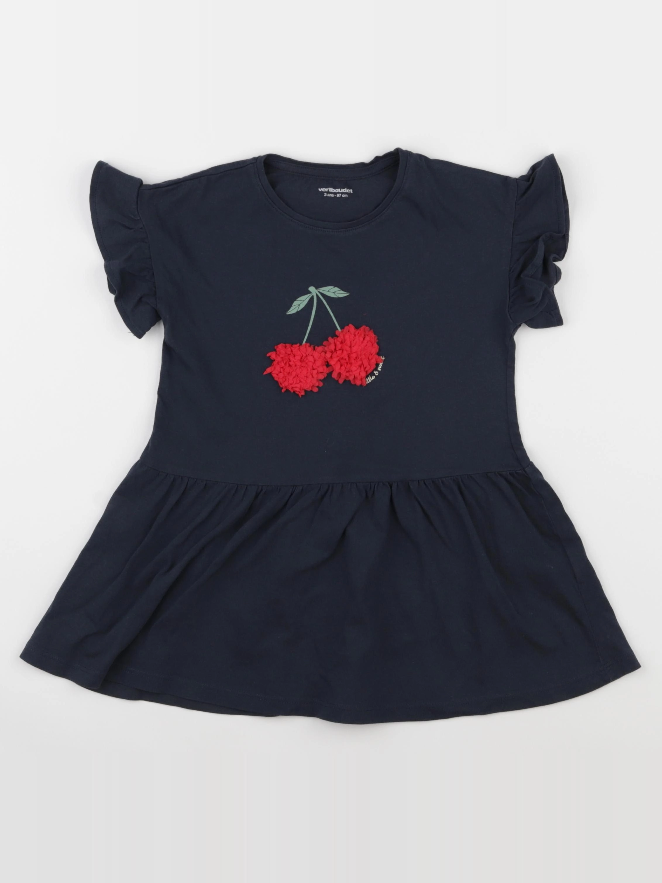 Vertbaudet - robe bleu - 3 ans