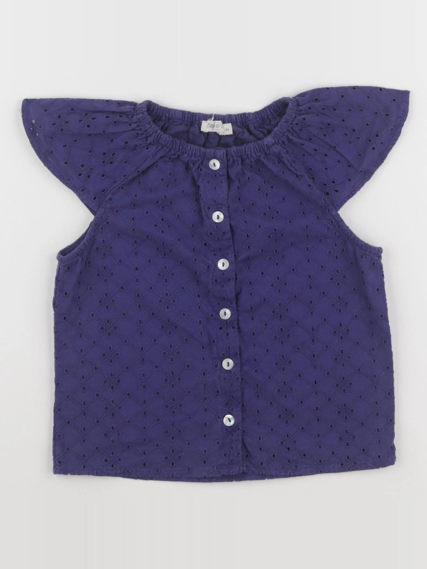Eden & Victor - blouse bleu - 5 ans