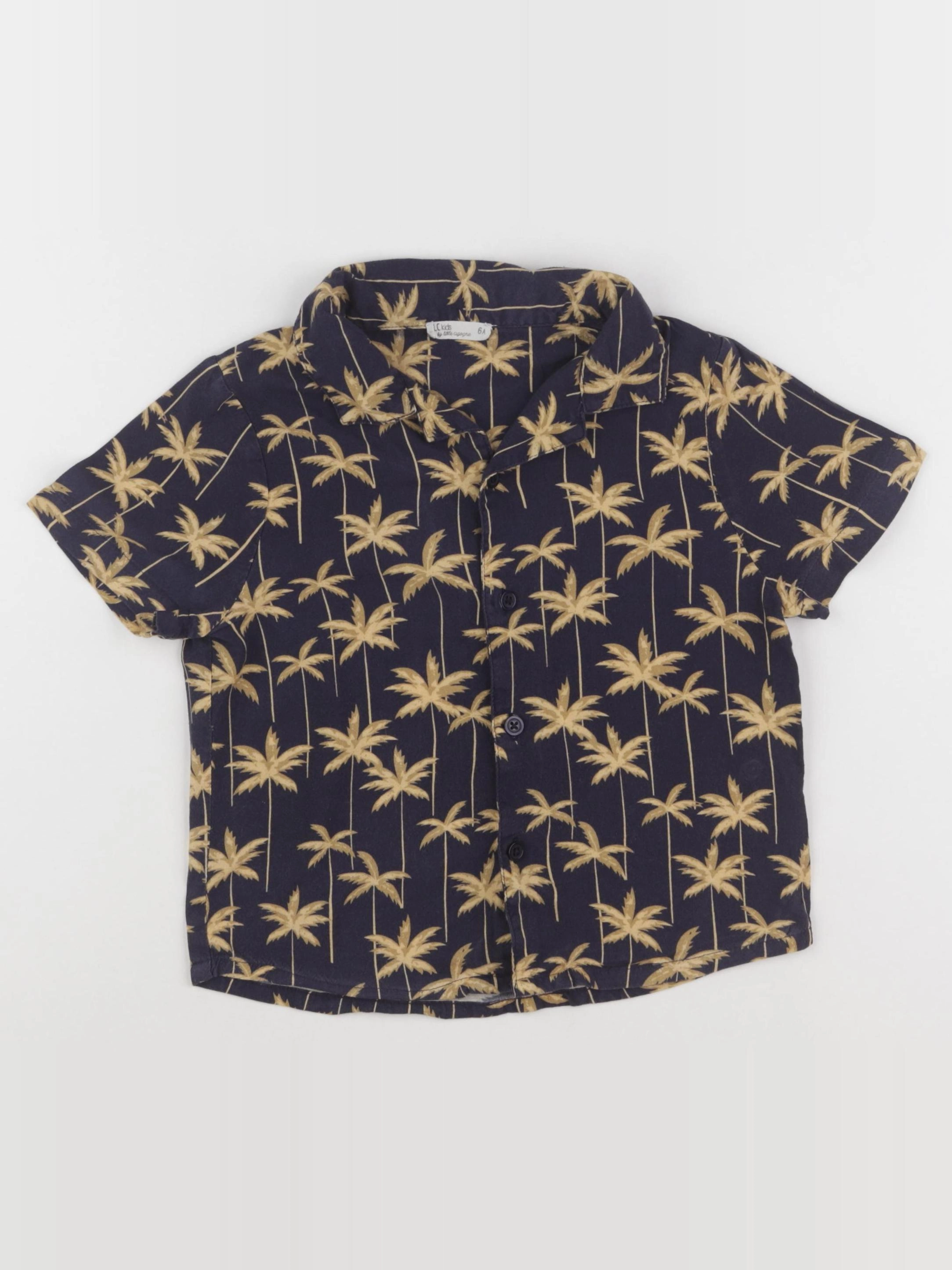 Little Cigogne - blouse bleu - 6 ans
