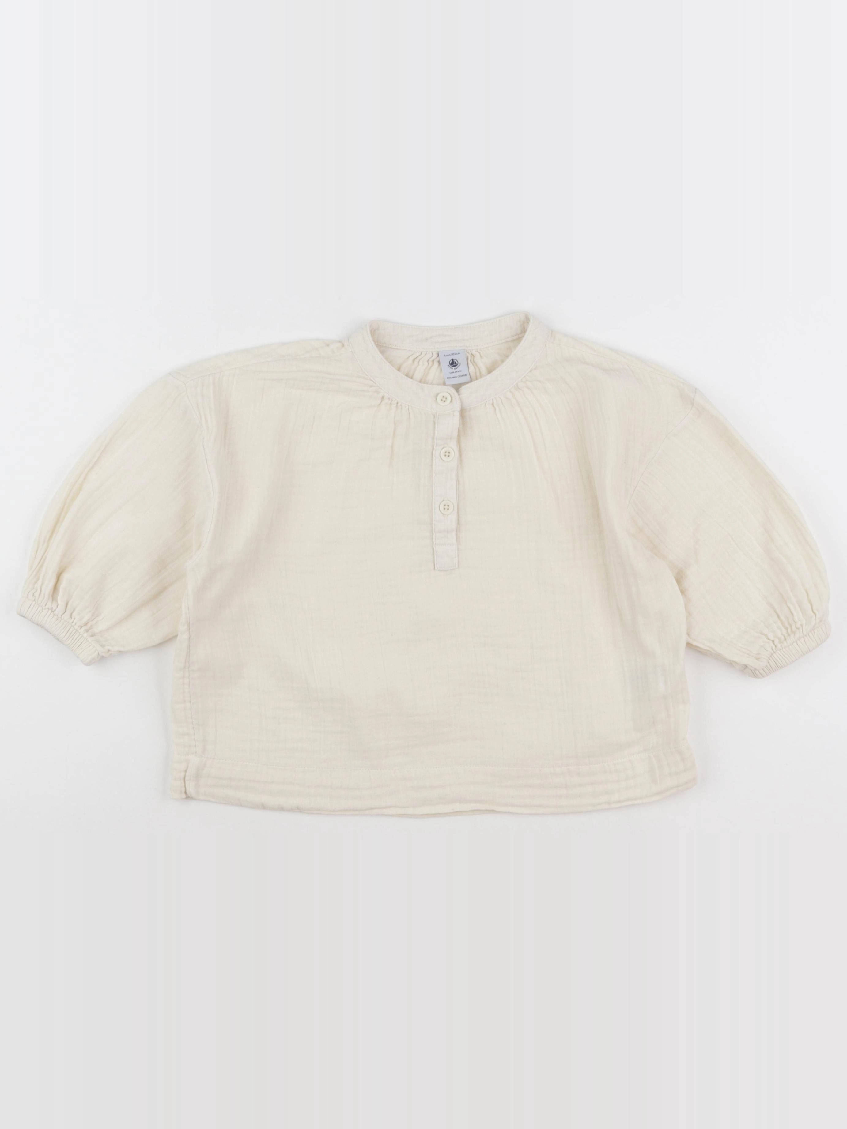 Petit Bateau - blouse beige - 4 ans