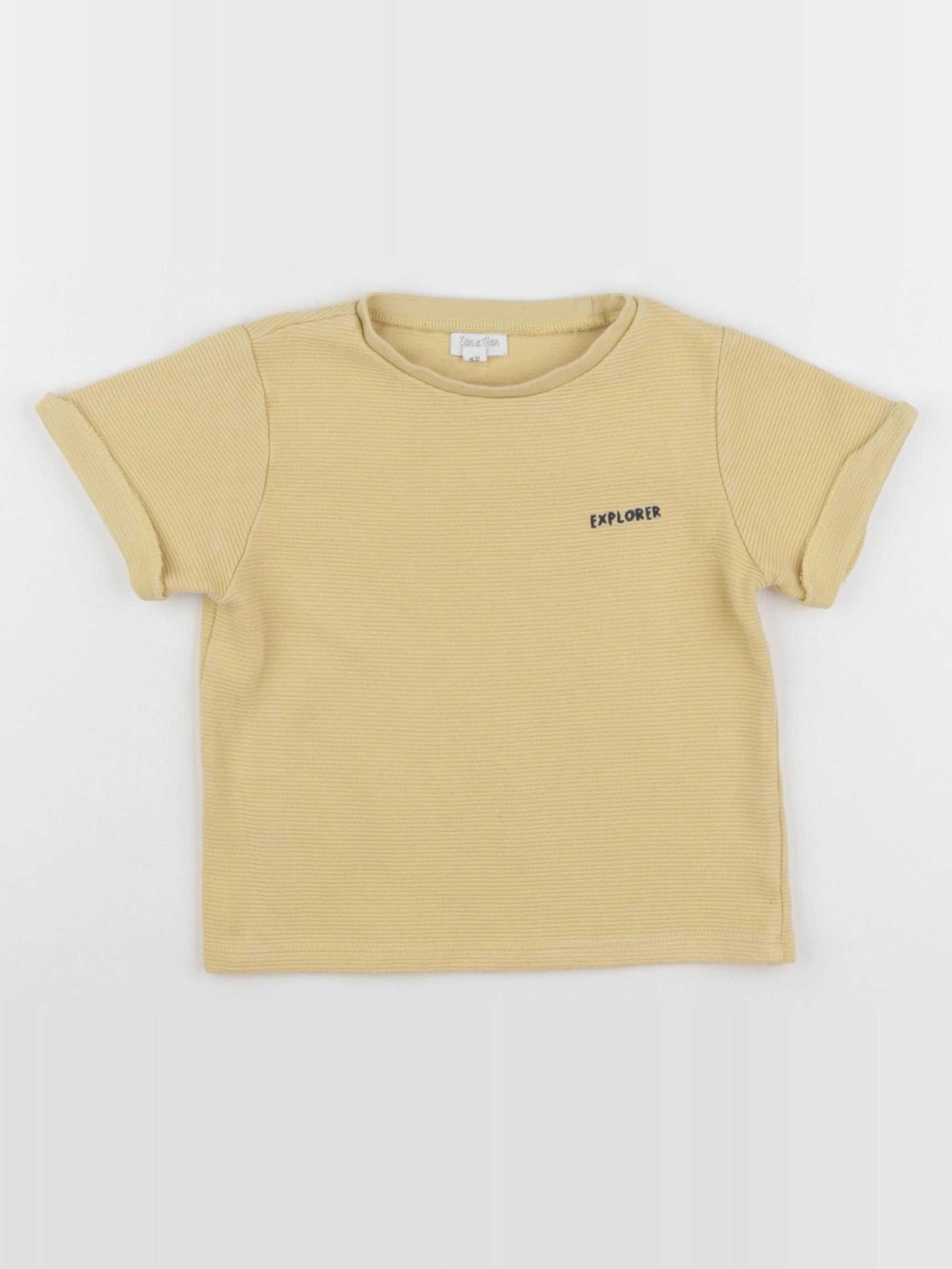 Eden & Victor - tee-shirt jaune - 5 ans