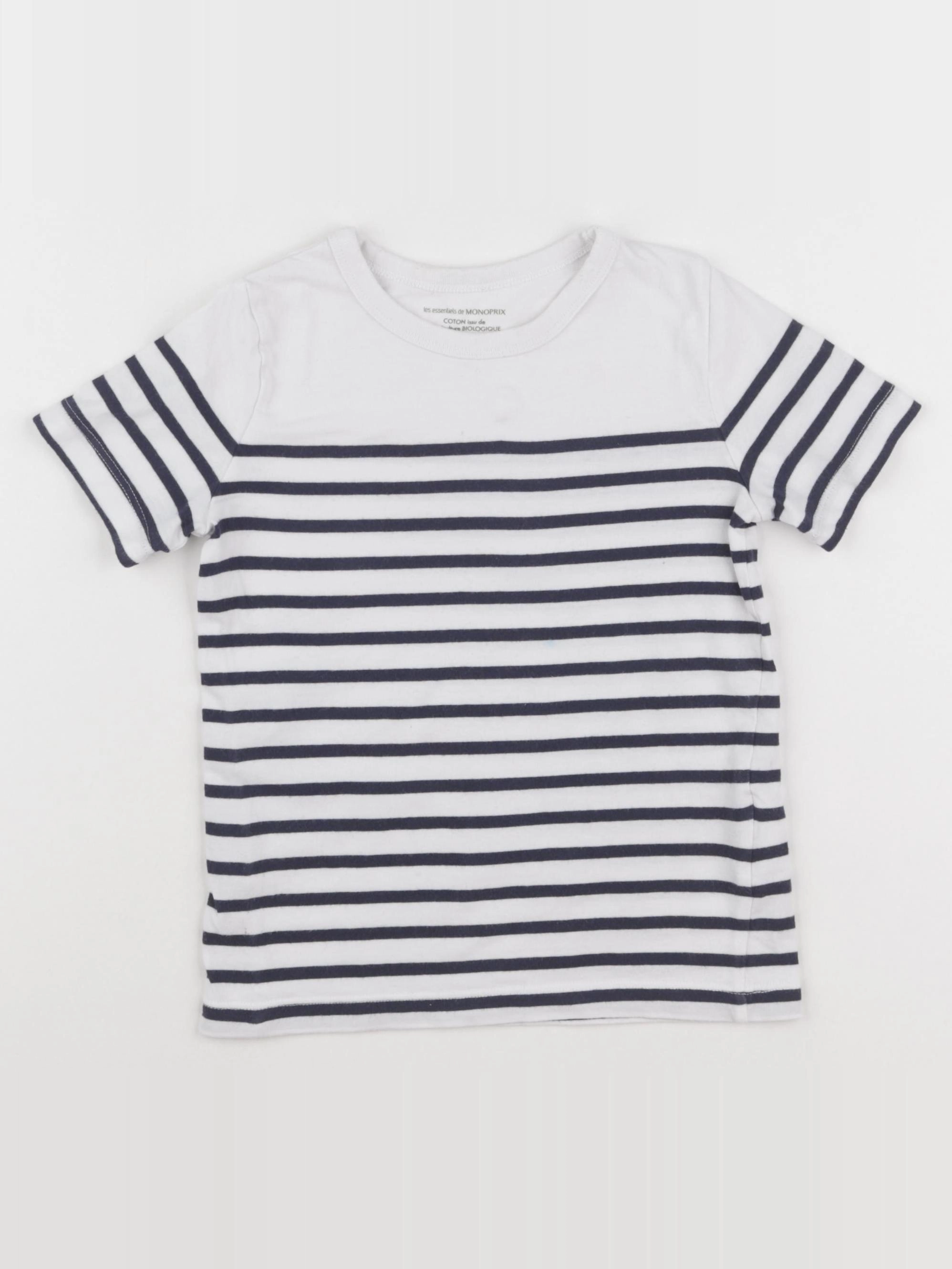 Monoprix - tee-shirt blanc - 5 ans