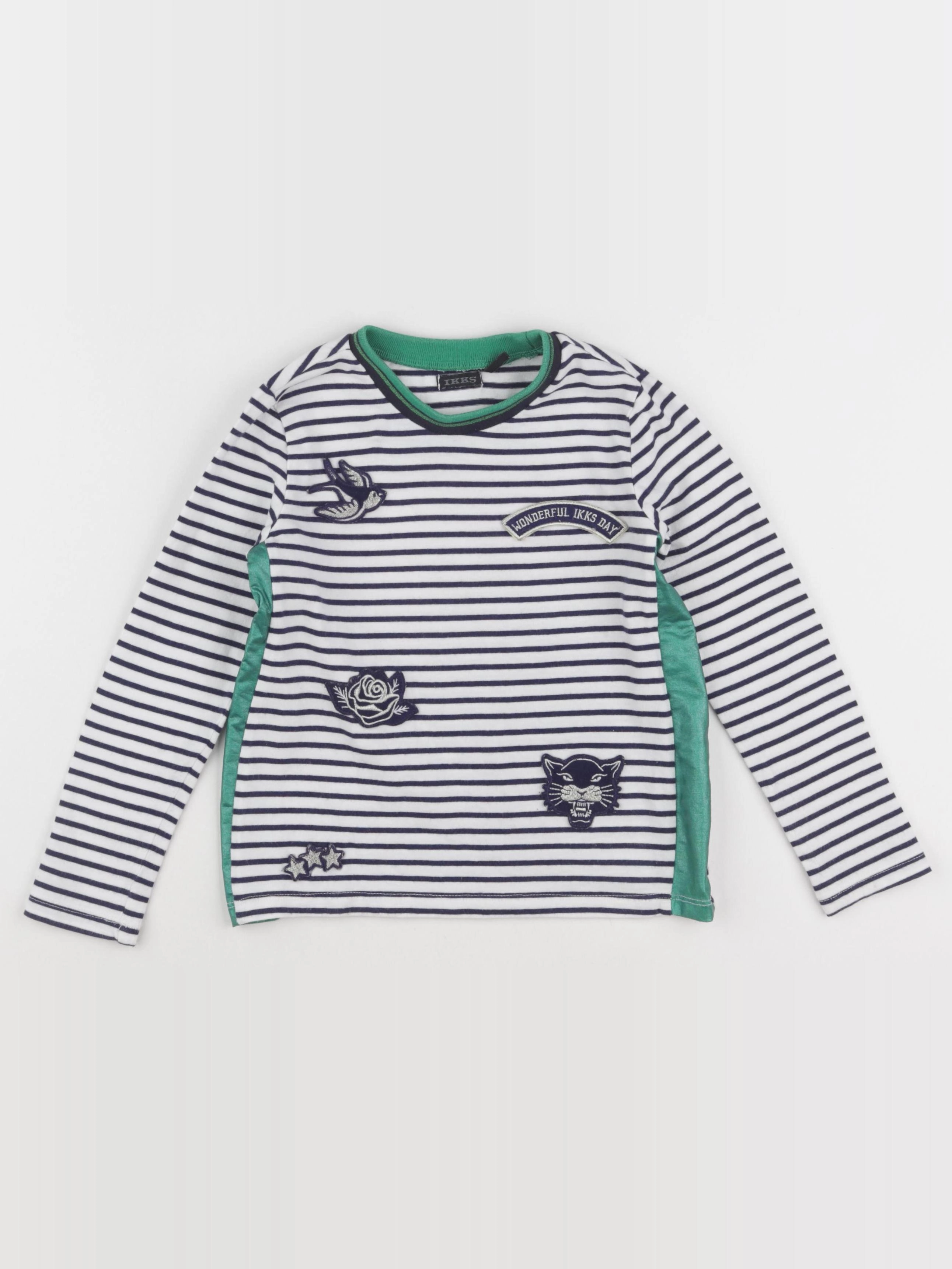 IKKS - tee-shirt bleu - 6 ans