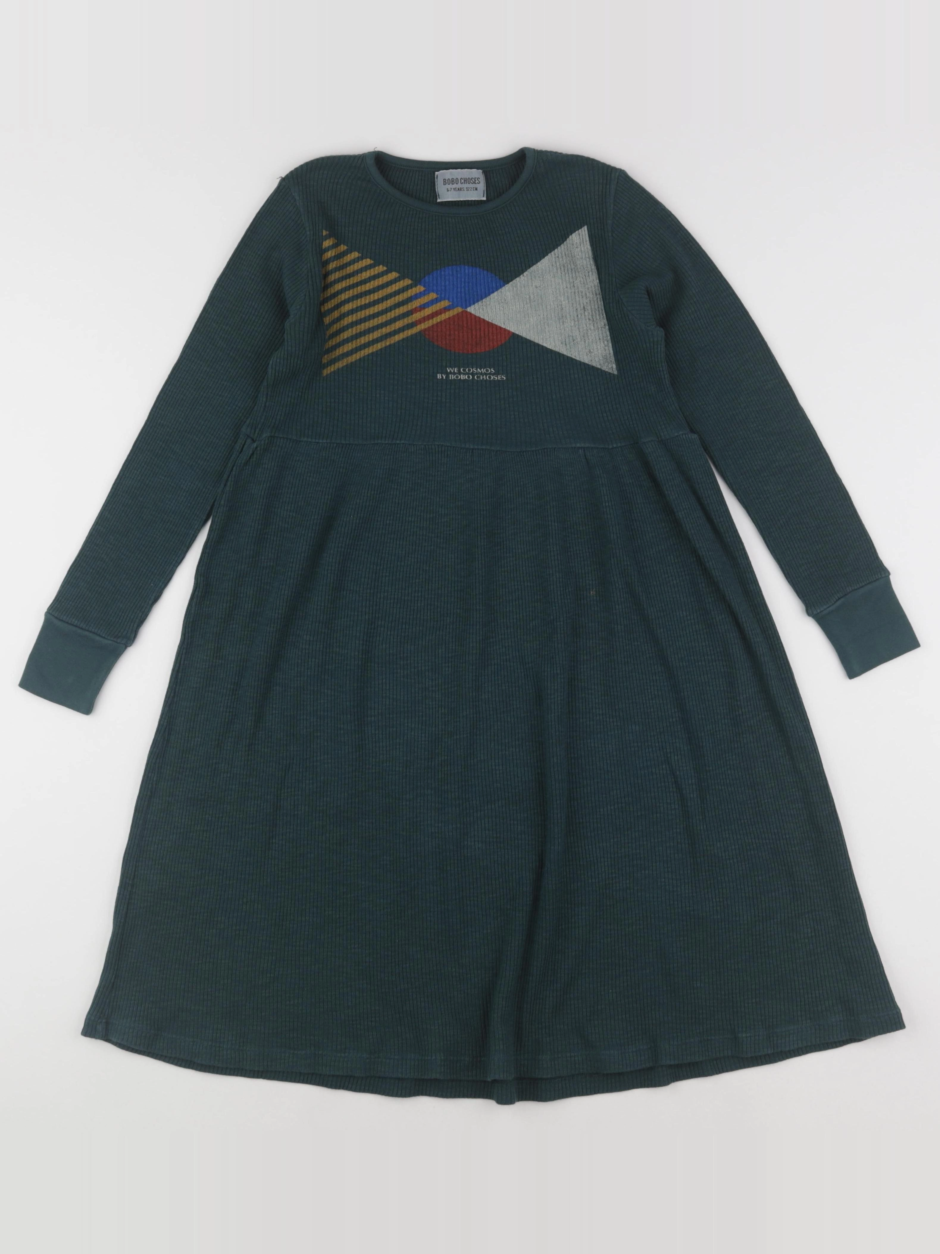Bobo Choses - robe vert - 6/7 ans