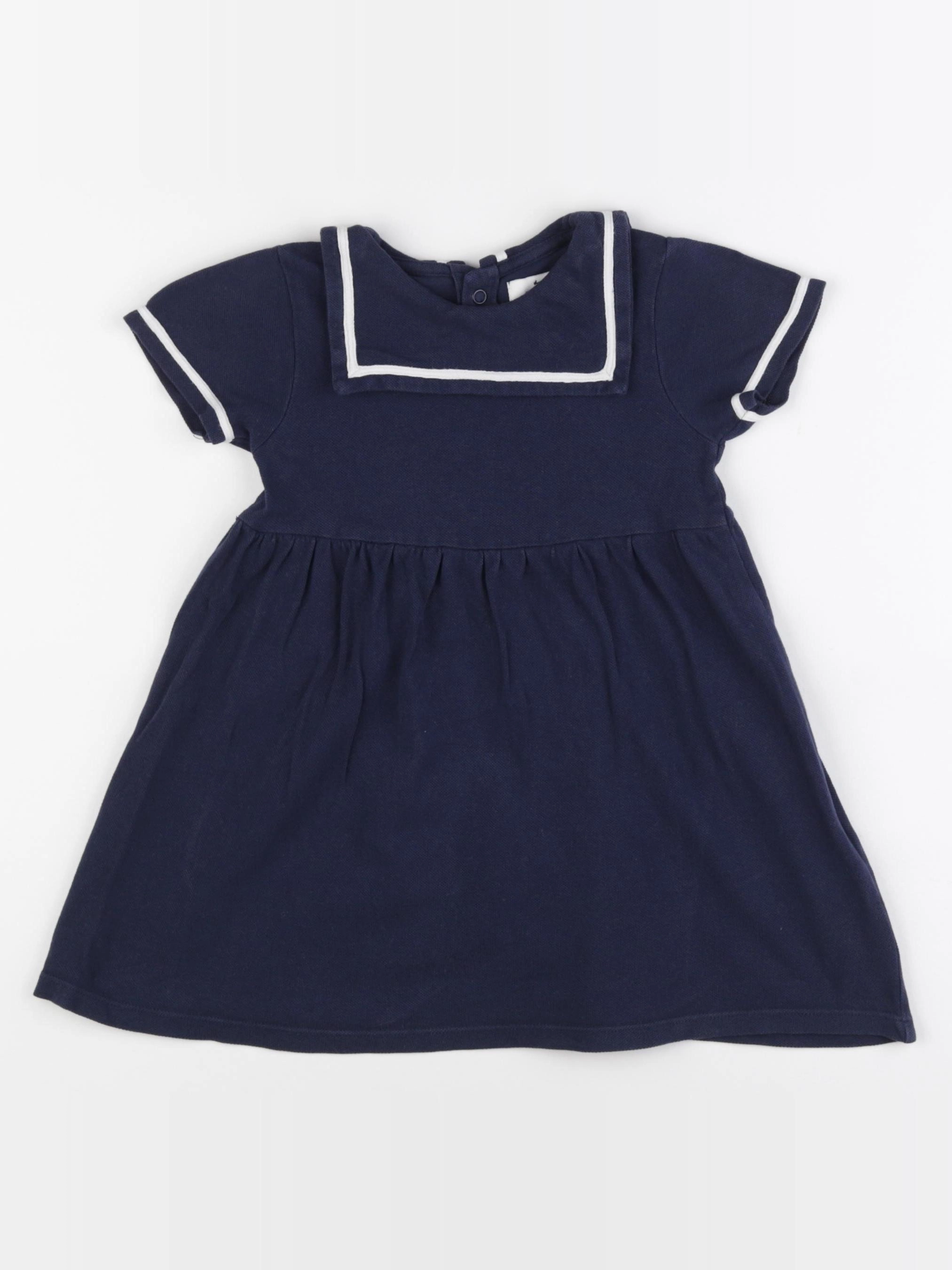 Cyrillus - robe bleu - 24 mois