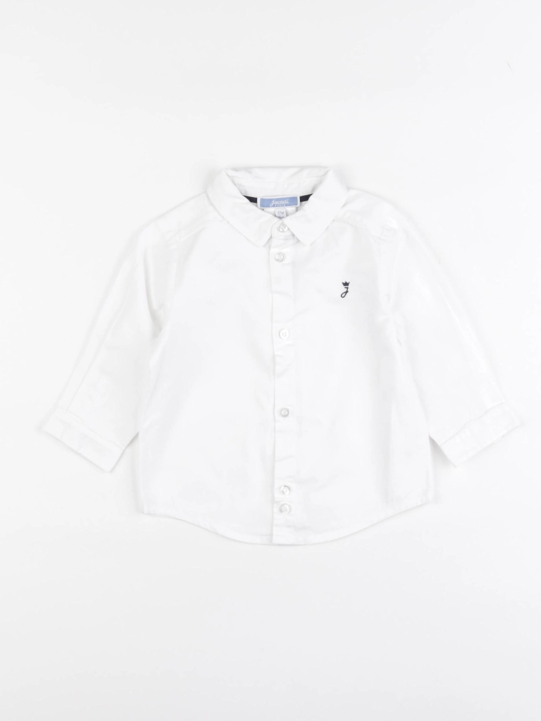 Jacadi - chemise blanc - 12 mois