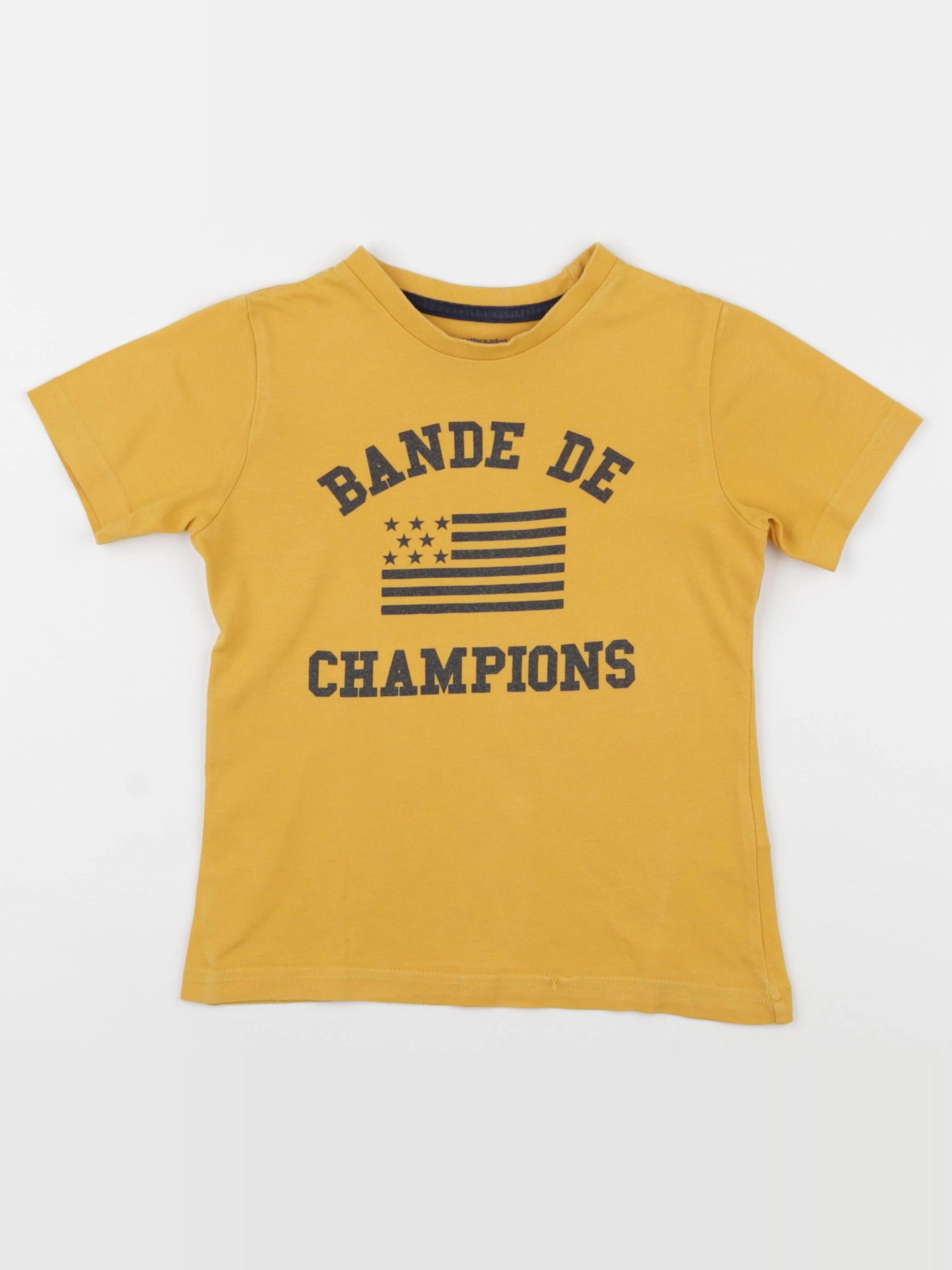 Vertbaudet - tee-shirt jaune - 5 ans