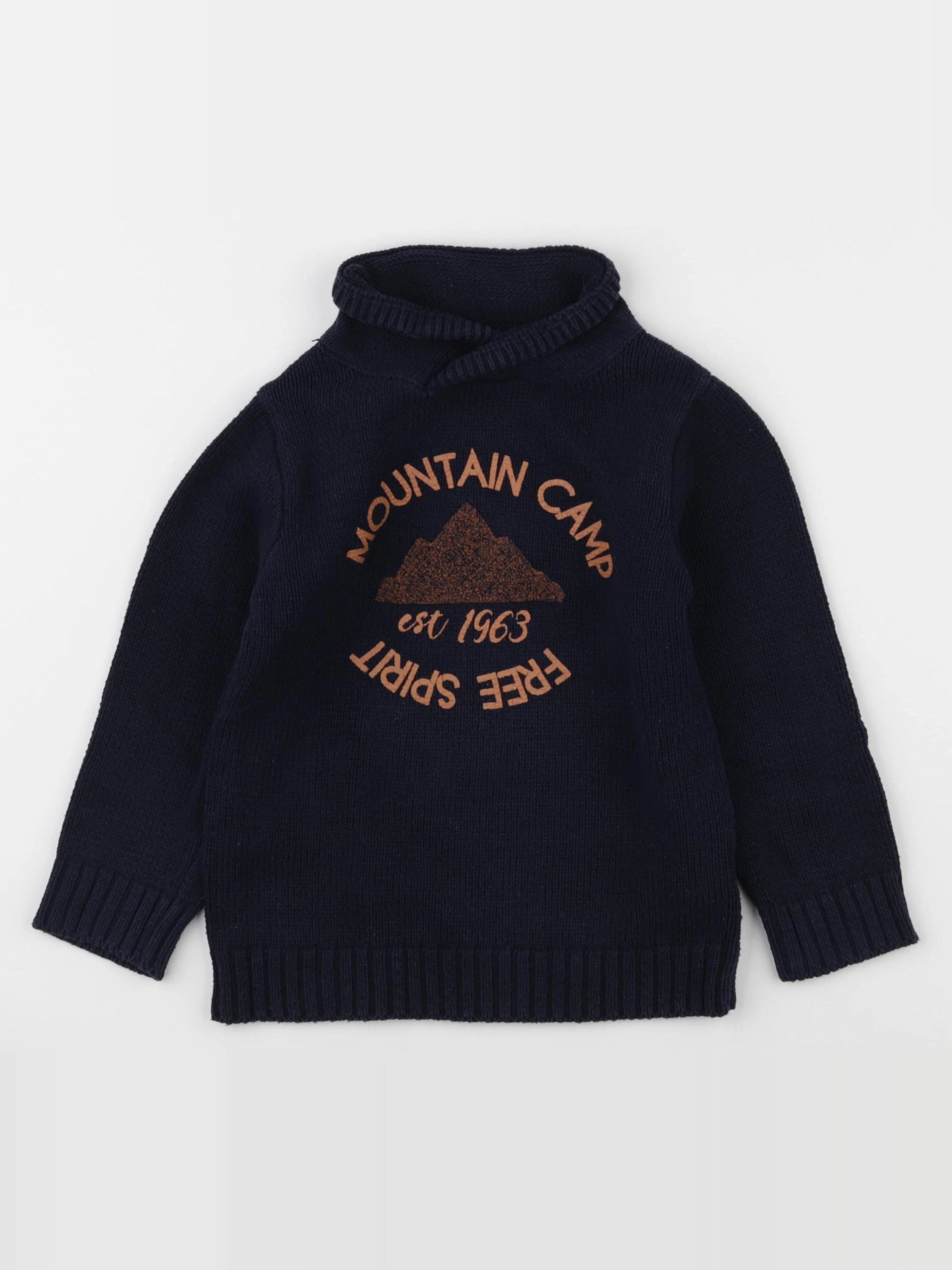 Vertbaudet - pull bleu - 5 ans