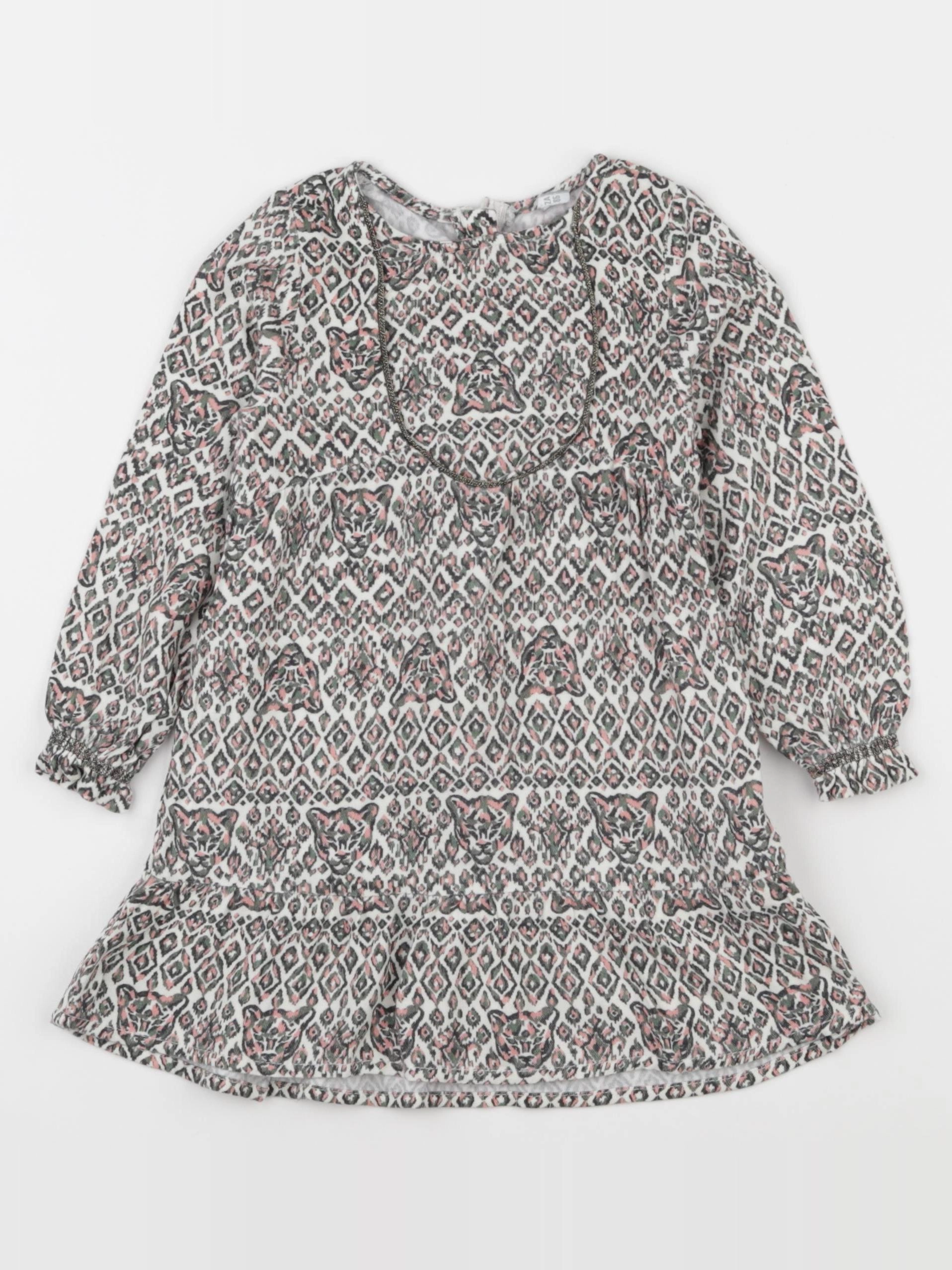 IKKS - robe vert - 2 ans
