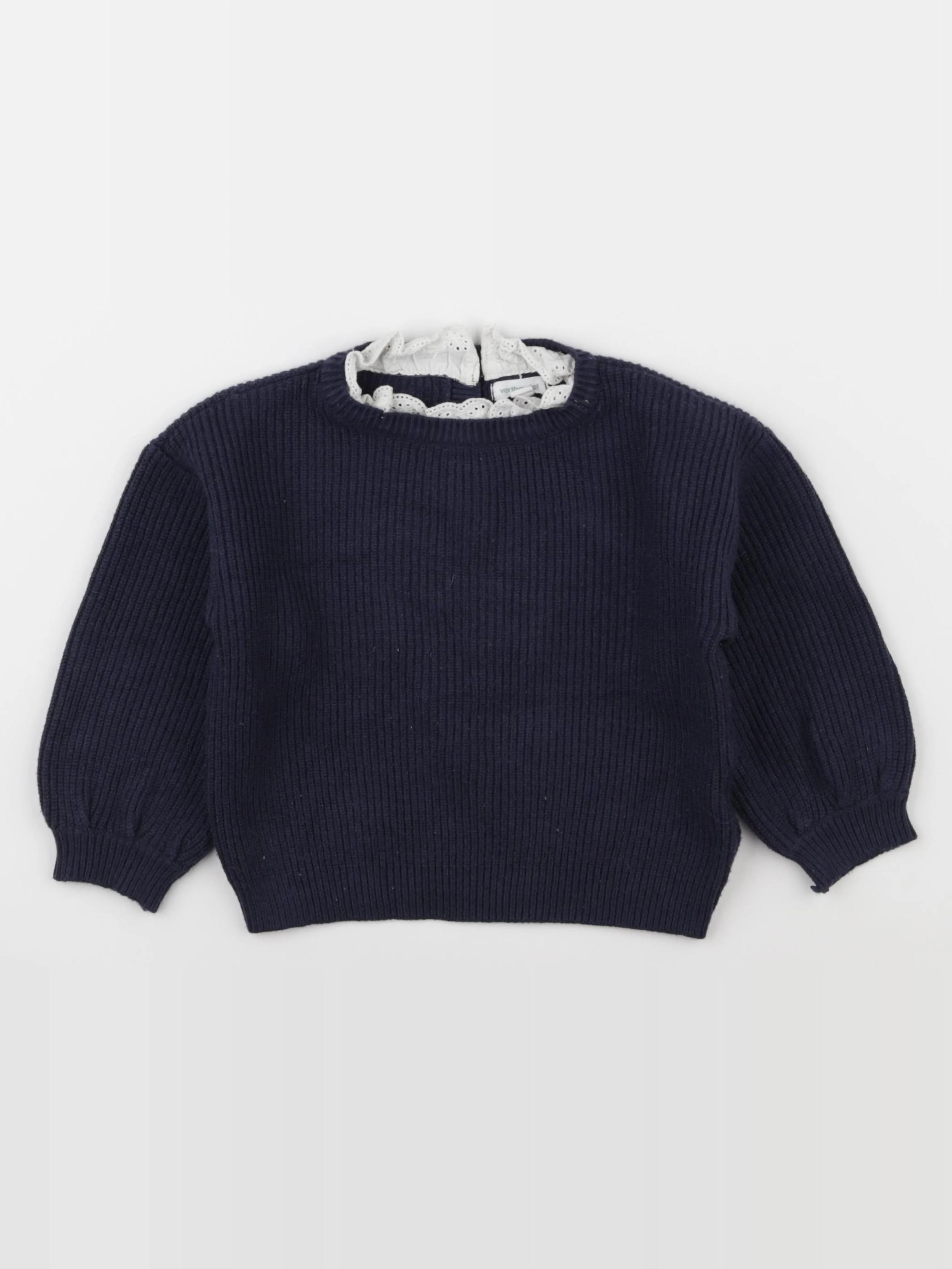 Vertbaudet - pull bleu - 18 mois