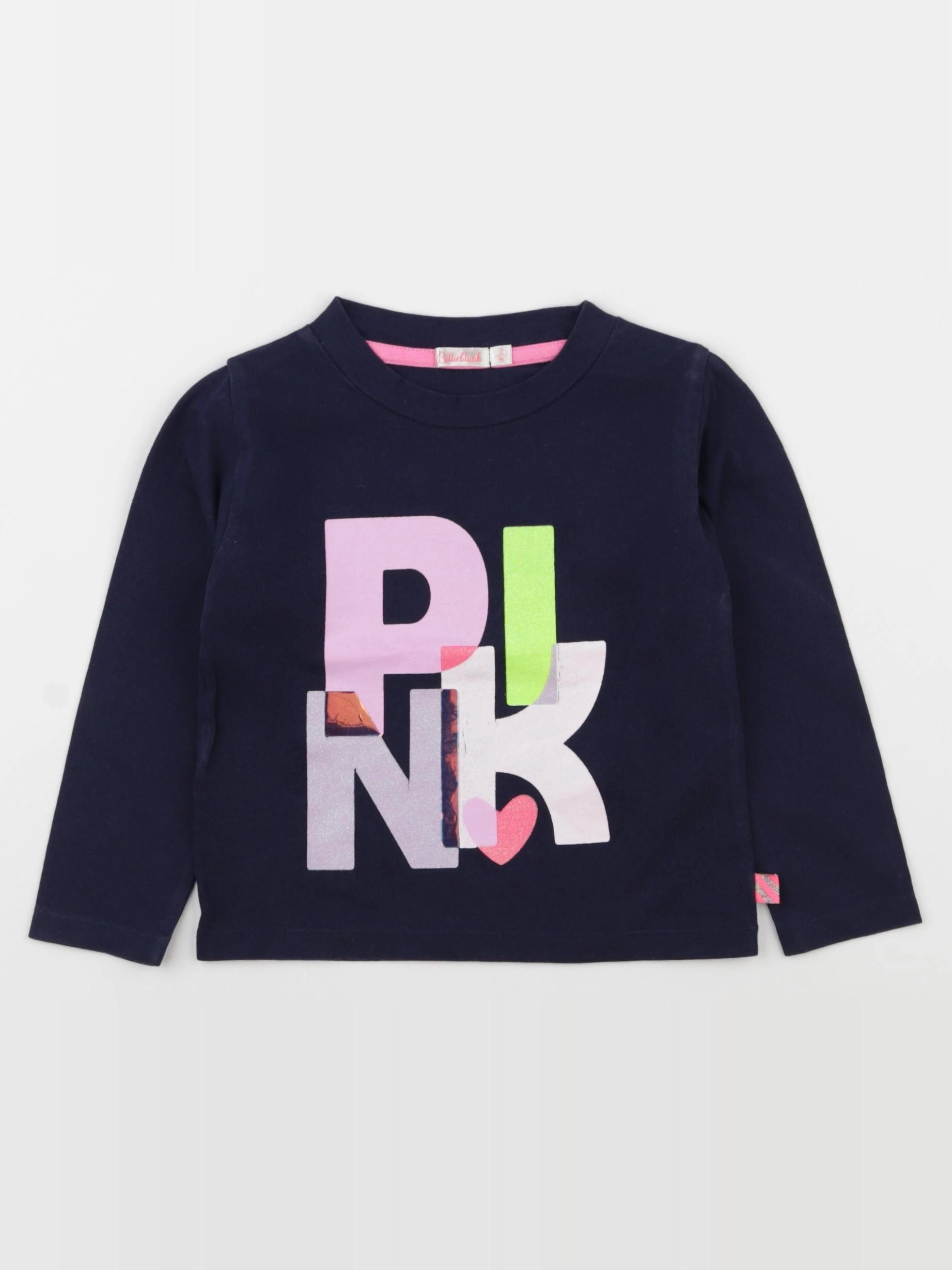 Billie Blush - tee-shirt bleu - 2 ans