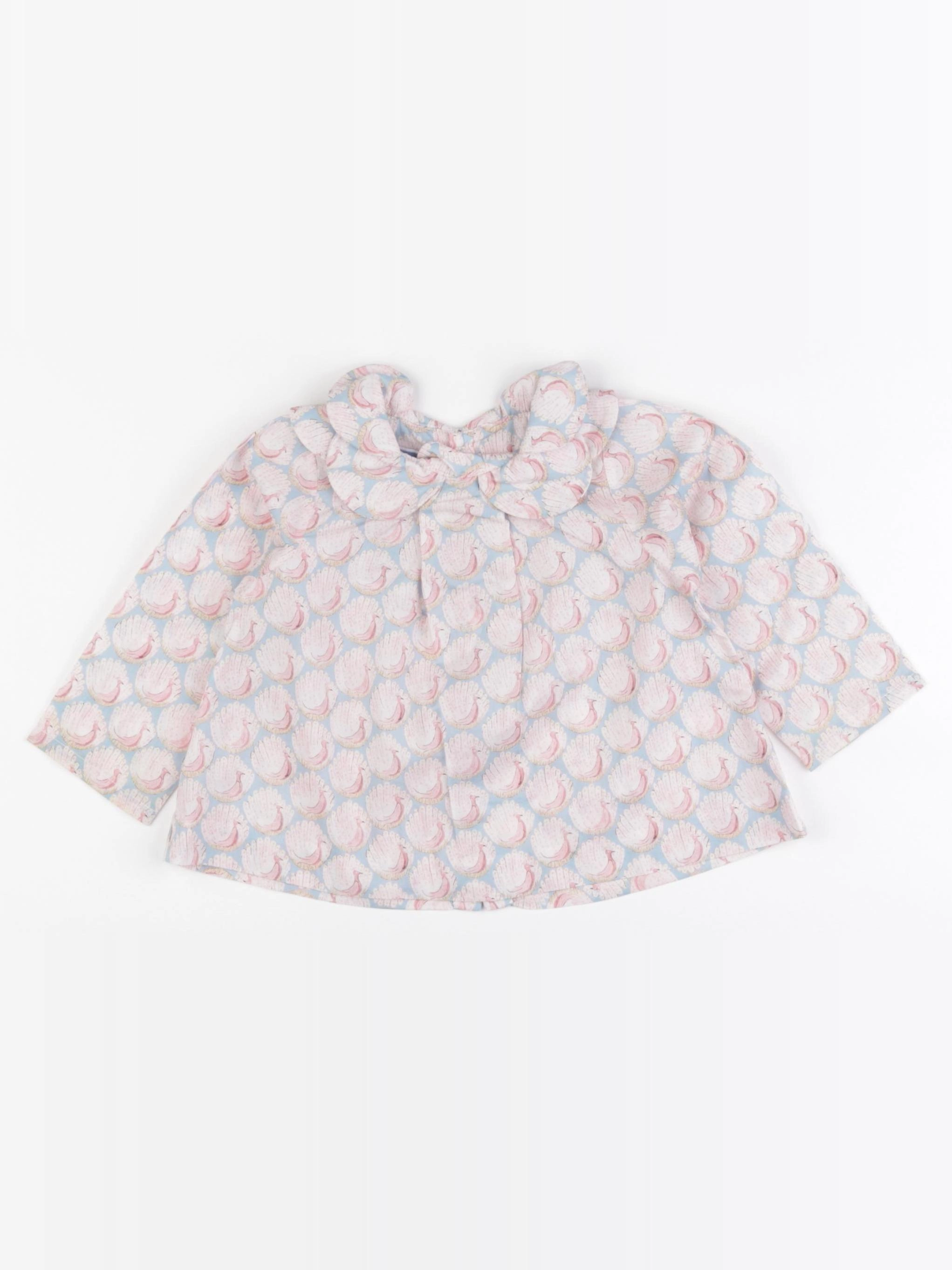 Jacadi - blouse rose - 12 mois