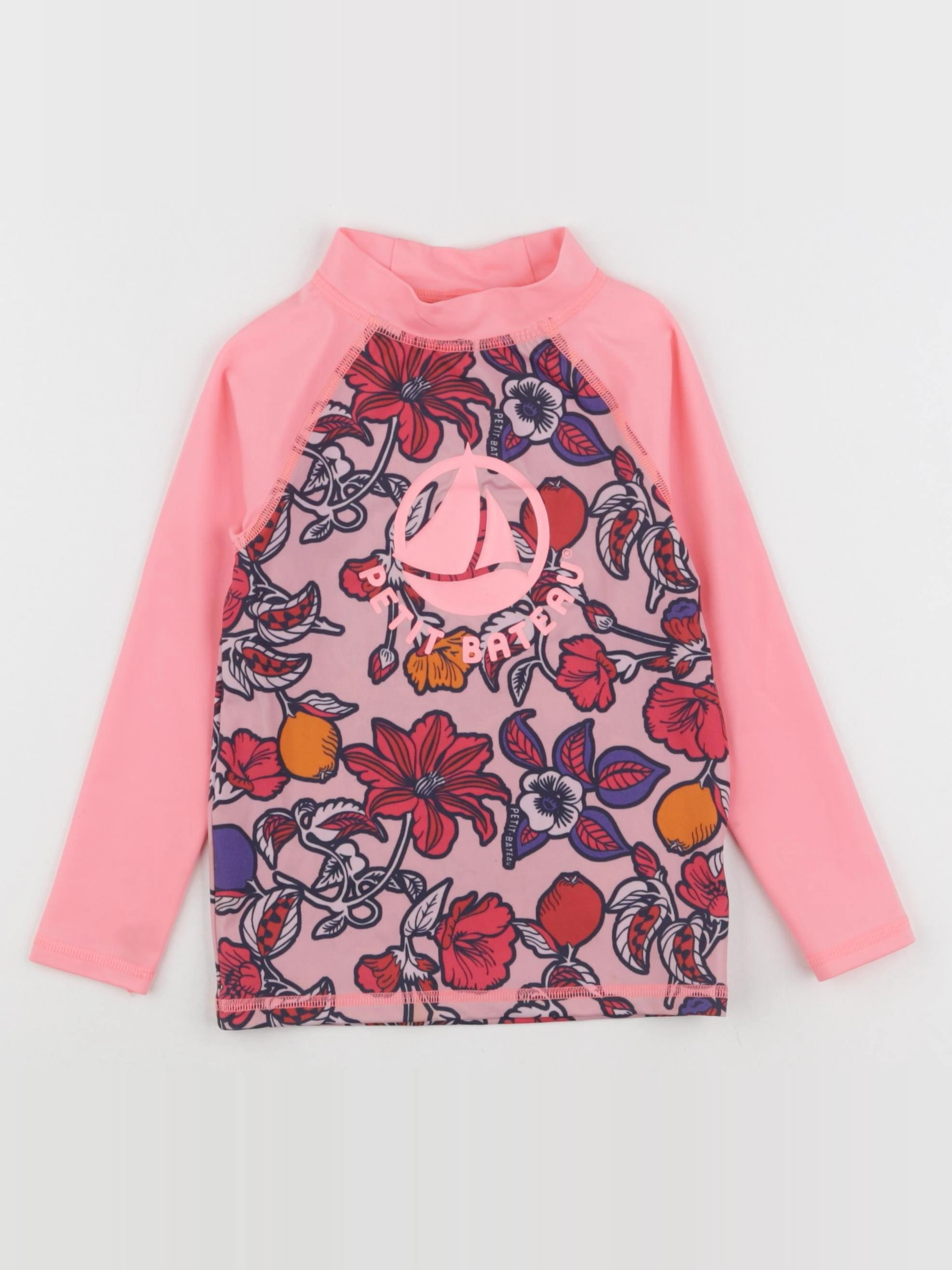 Petit Bateau - tee-shirt de bain rose - 4 ans