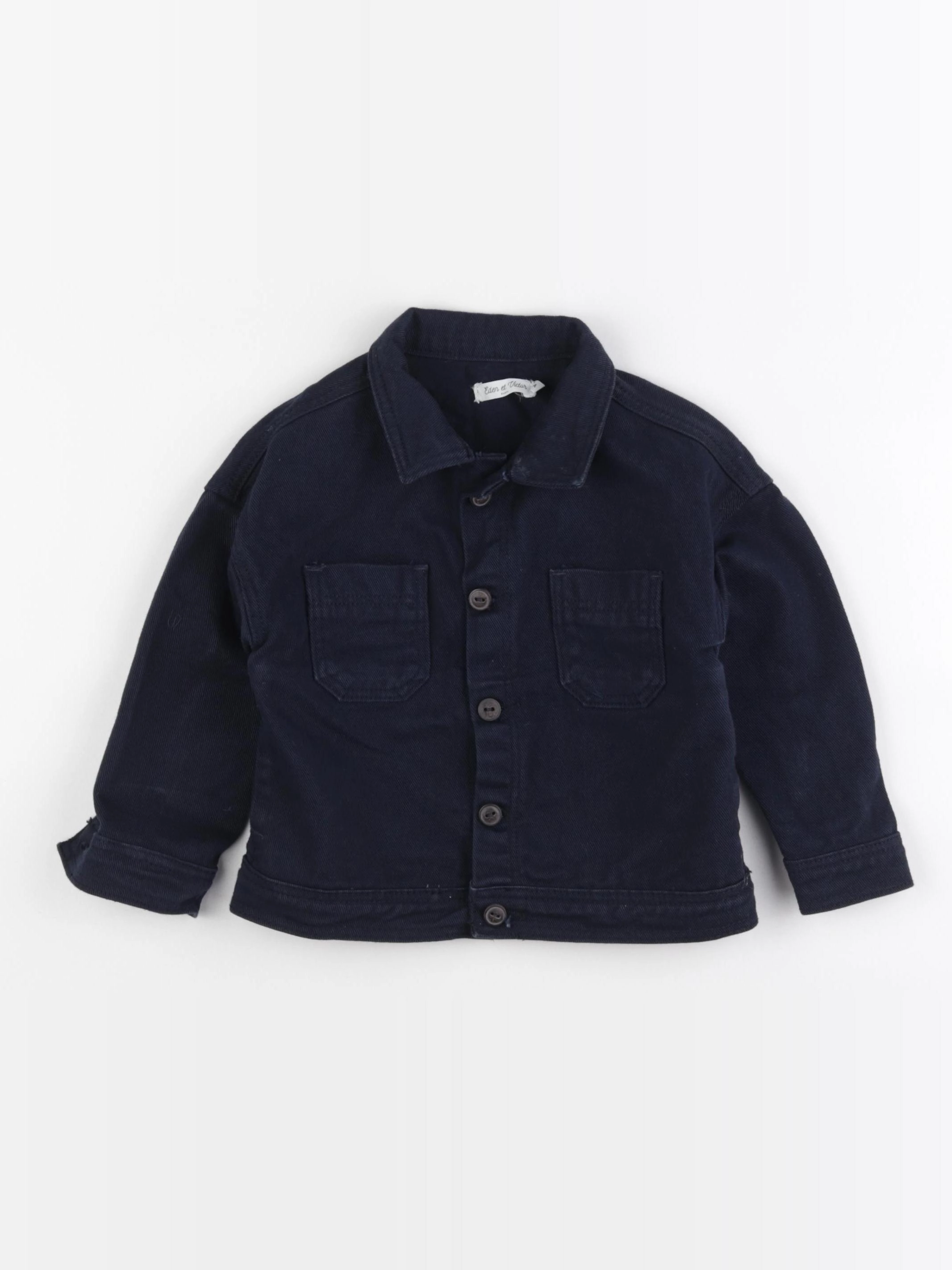 Eden & Victor - veste bleu - 2 ans