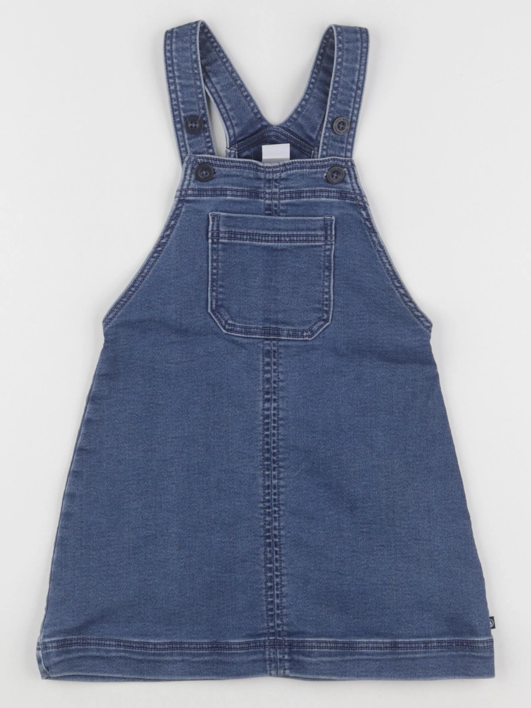 Petit Bateau - robe bleu - 4 ans