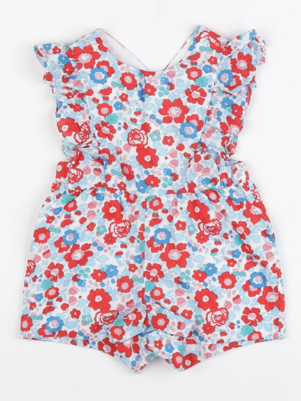 Jacadi - combinaison liberty rouge - 6 mois