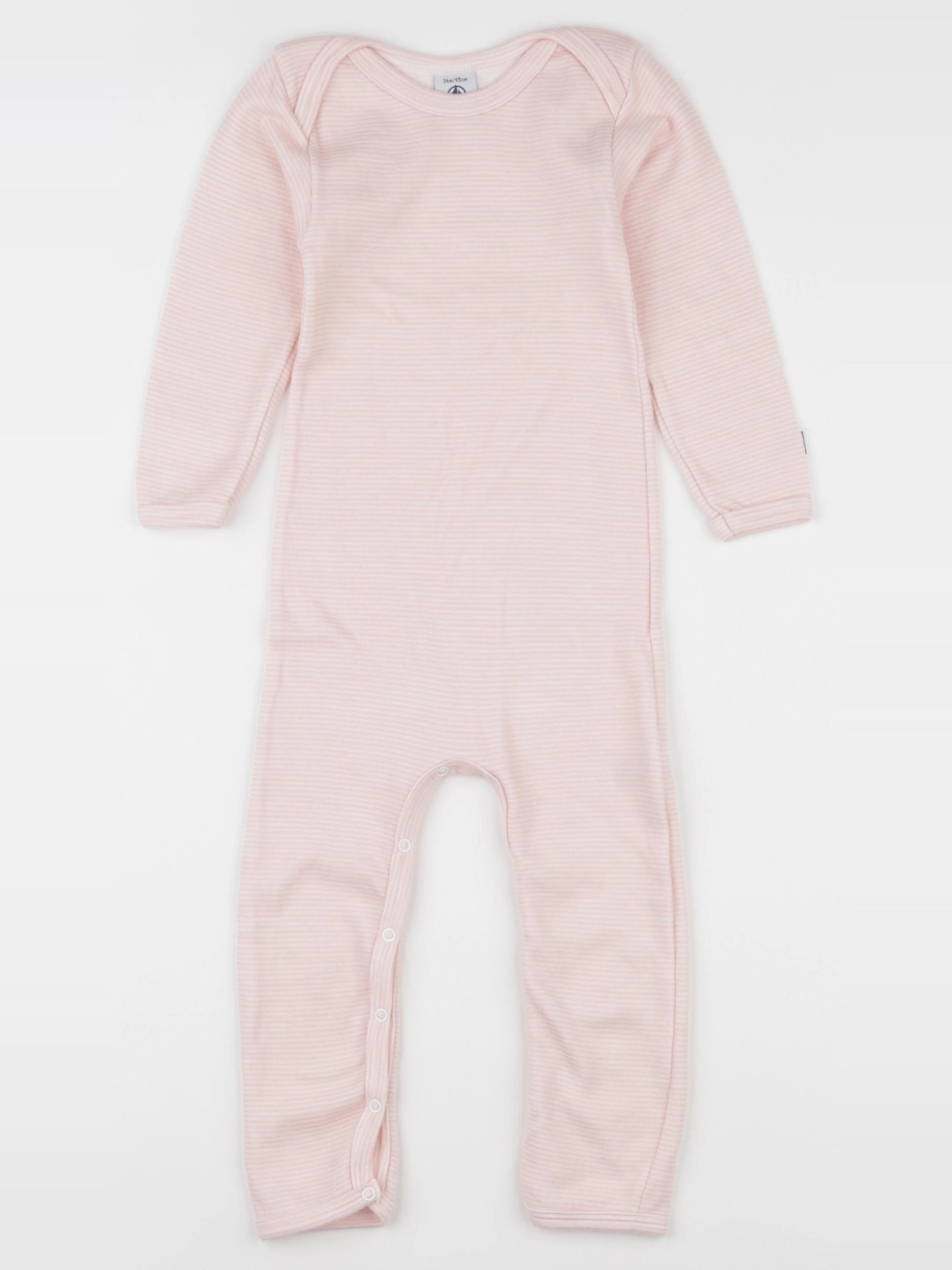 Petit Bateau - pyjama coton rose - 36 mois