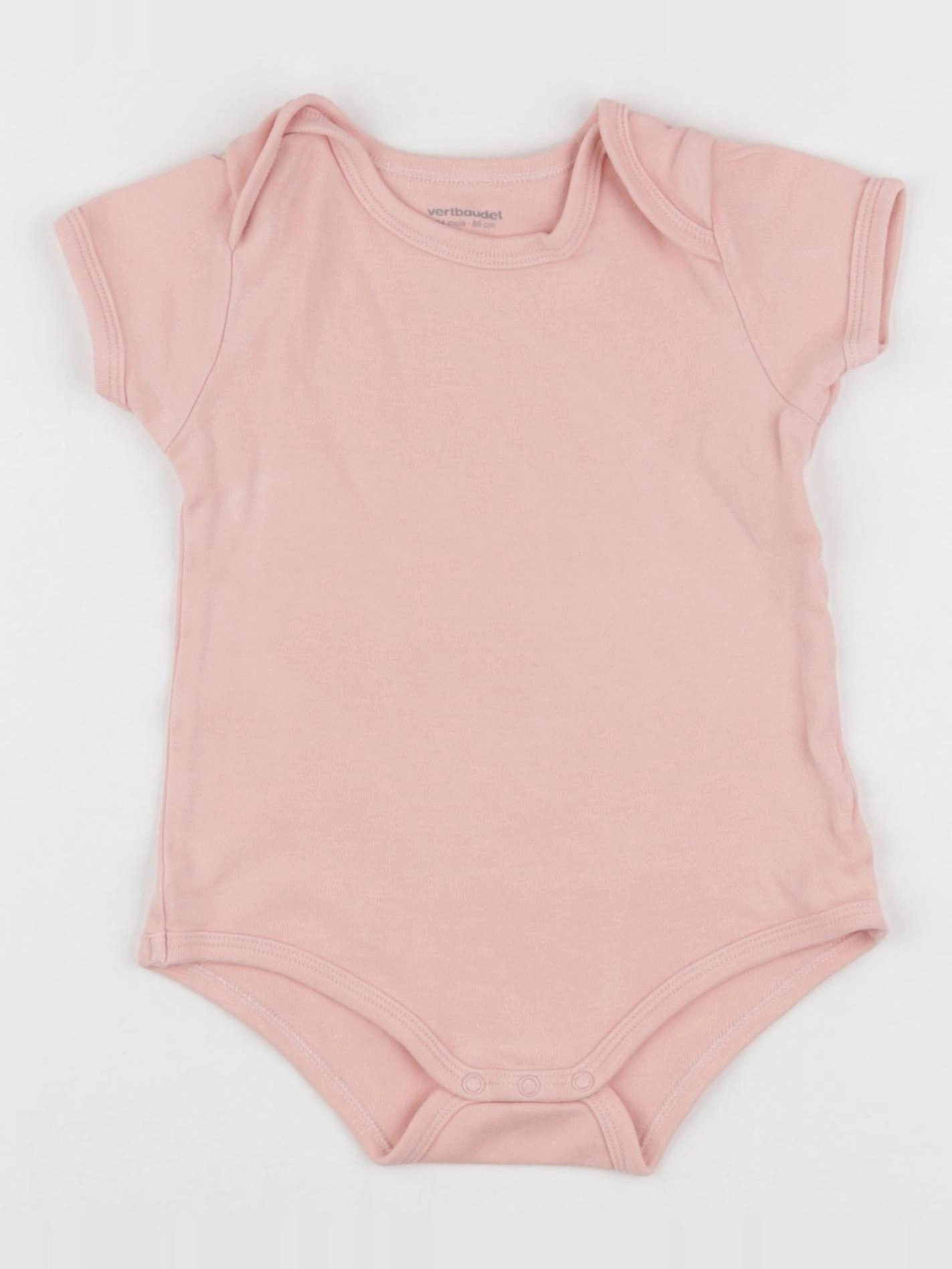 Vertbaudet - body rose - 24 mois