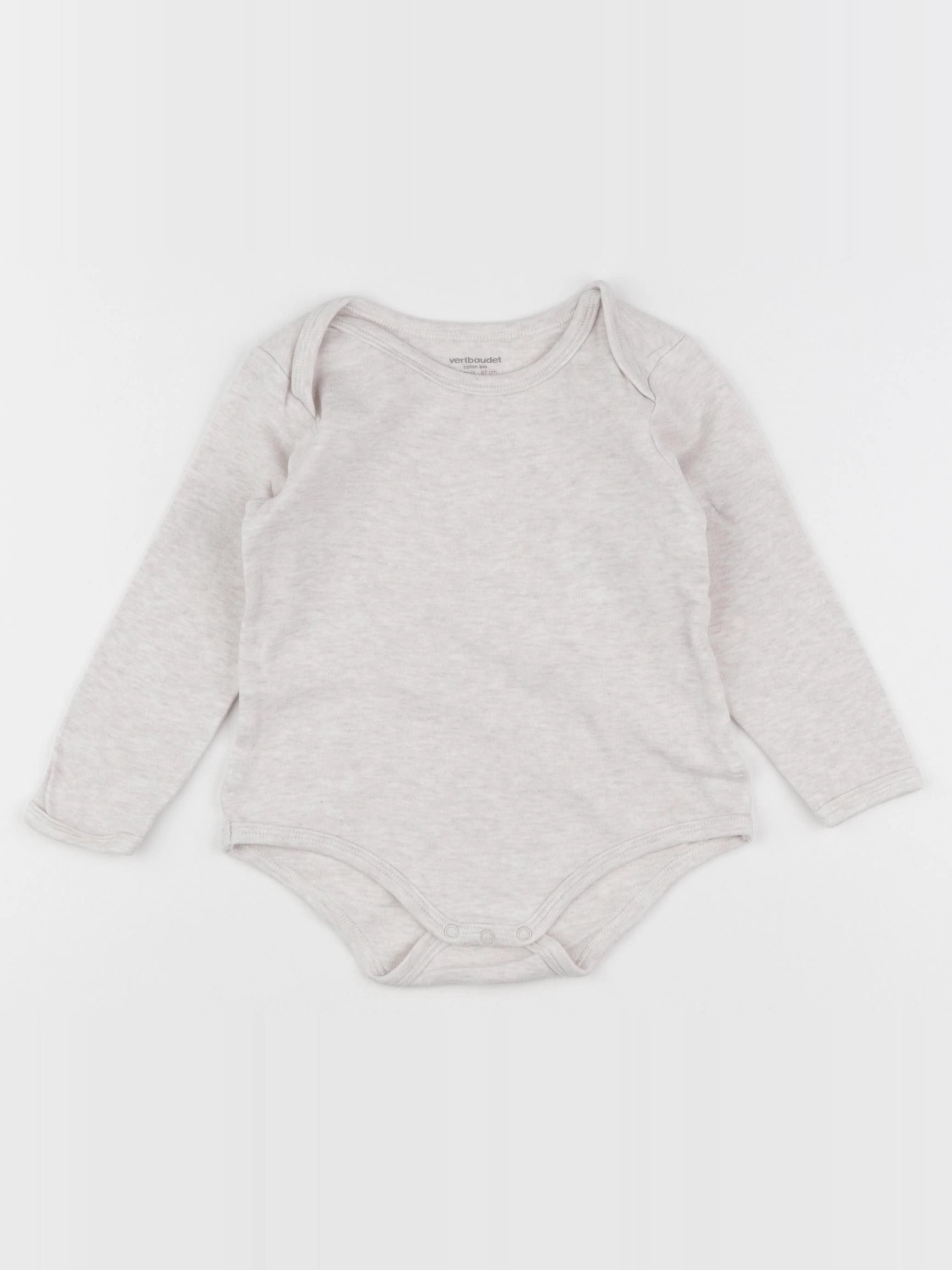 Vertbaudet - body beige - 36 mois