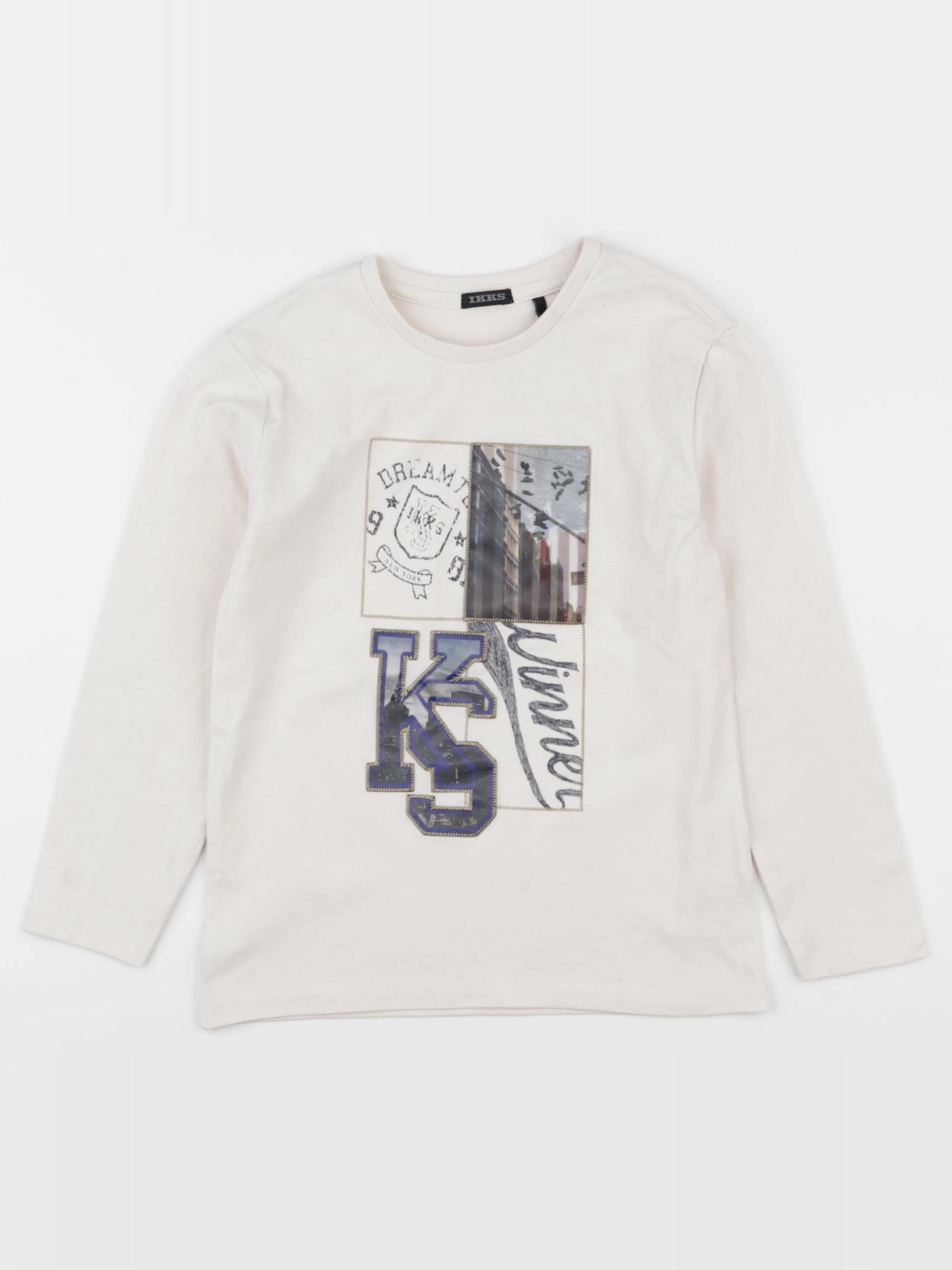 IKKS - tee-shirt beige - 5 ans