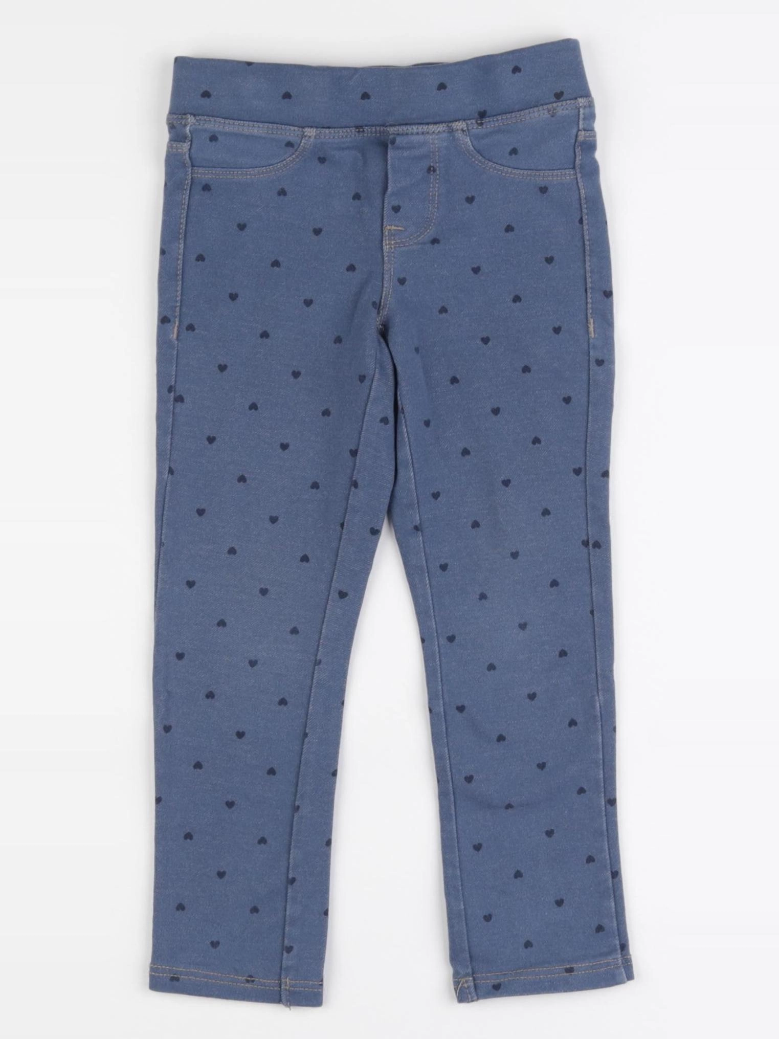Okaidi - jegging bleu - 3 ans