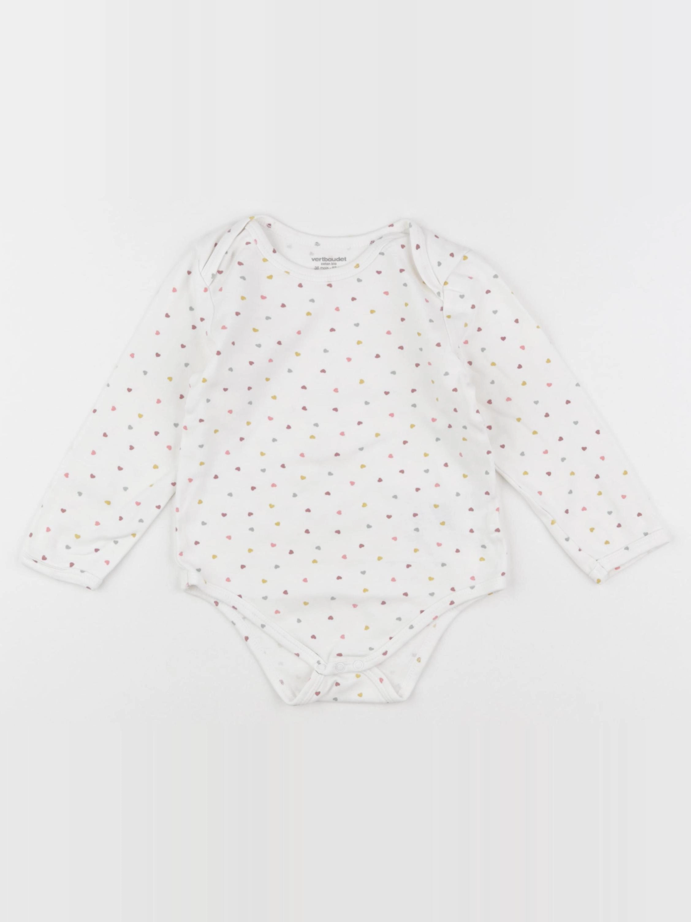 Vertbaudet - body blanc - 36 mois