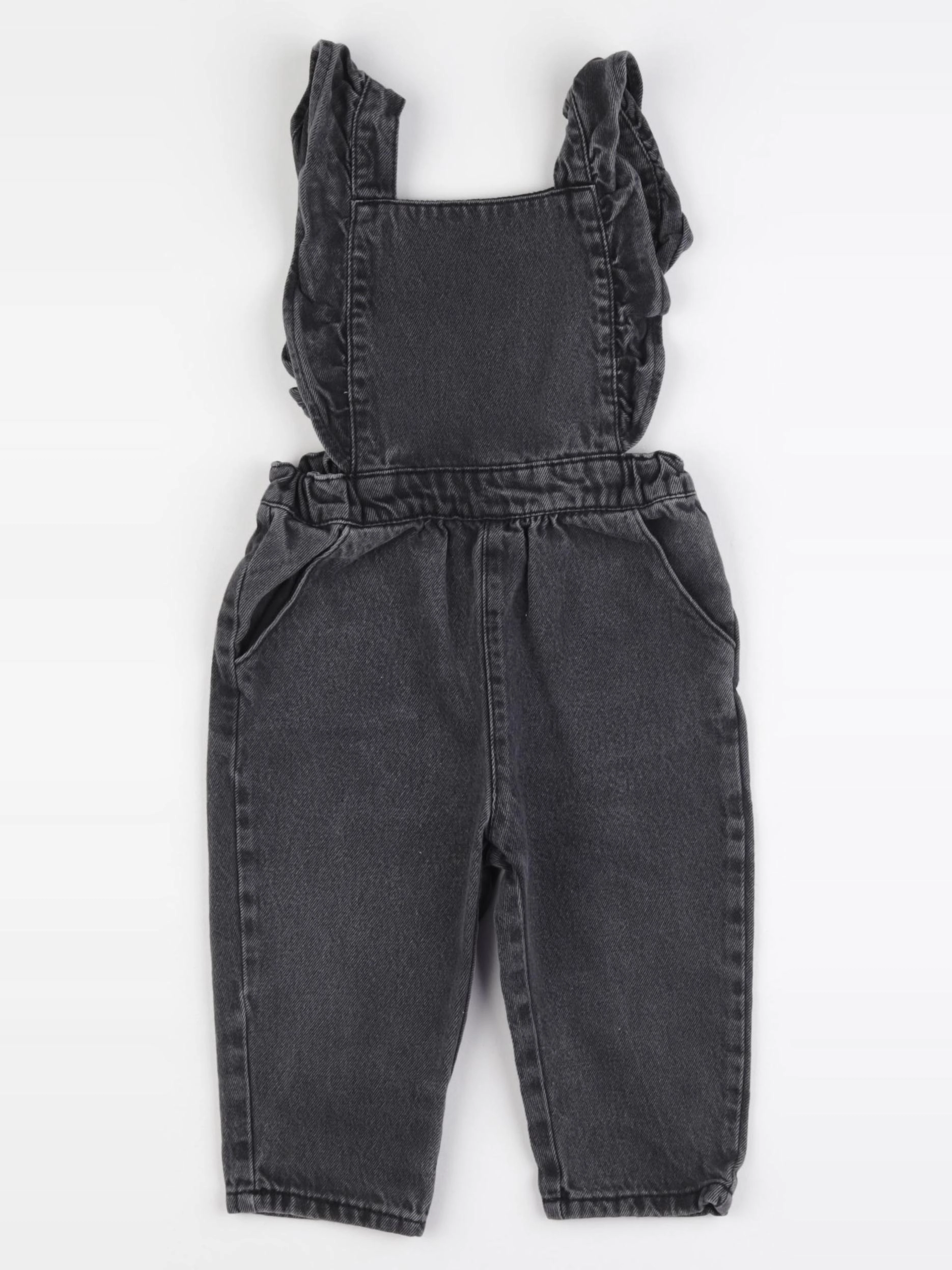 Zara - salopette noir - 12/18 mois