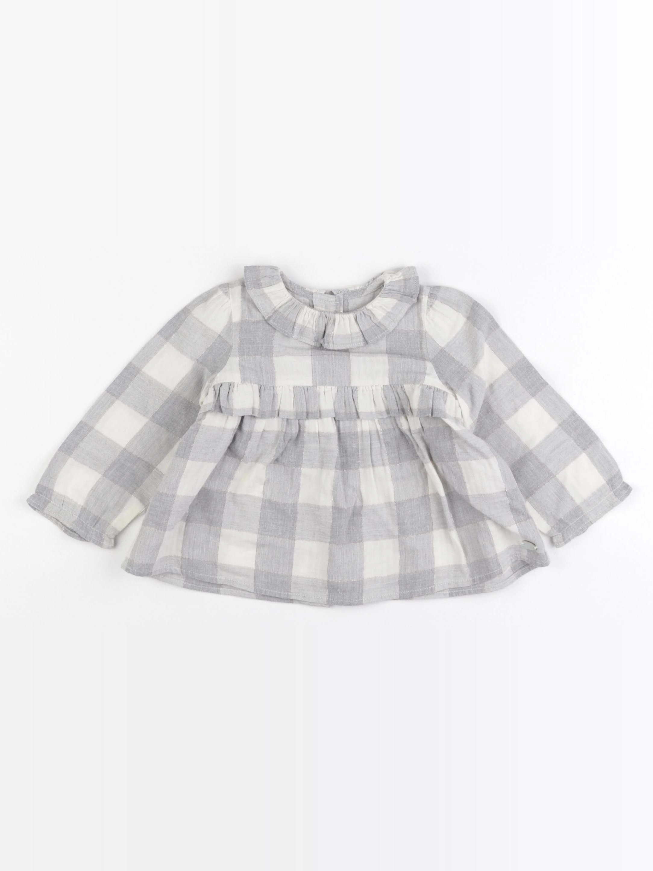 Tartine & Chocolat - blouse argent - 12 mois