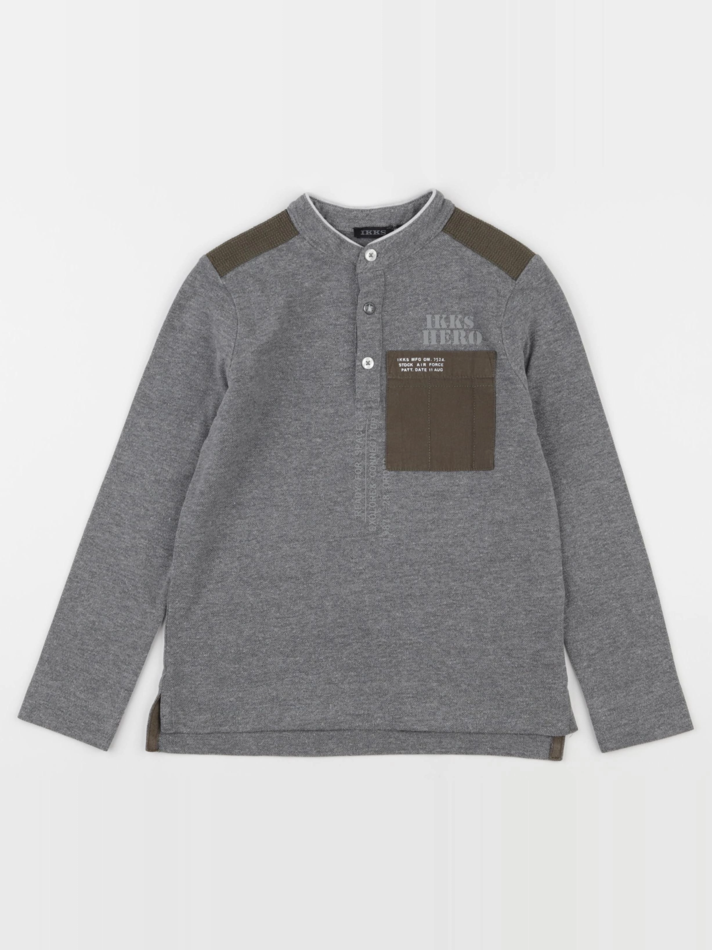 IKKS - tee-shirt gris - 6 ans