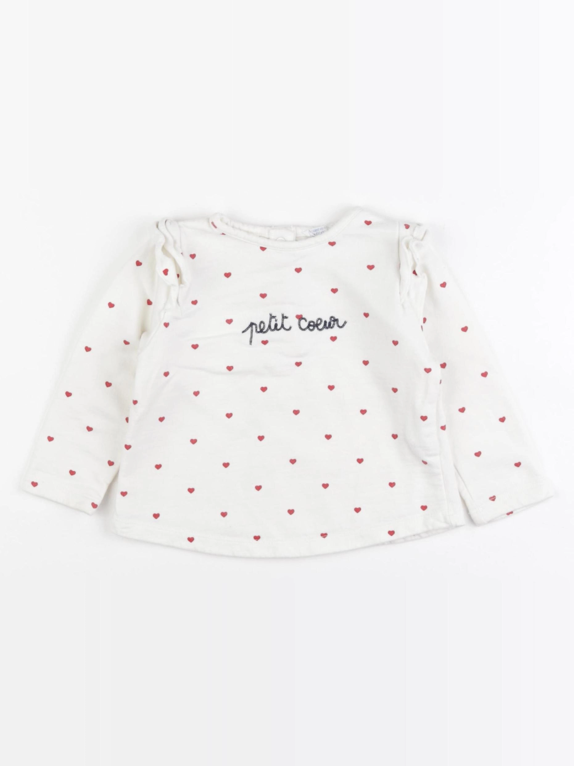 Boutchou - sweat blanc - 18 mois