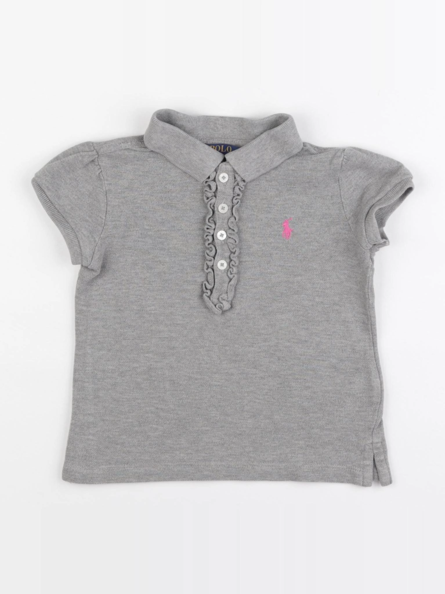 Ralph Lauren - polo gris - 3 ans