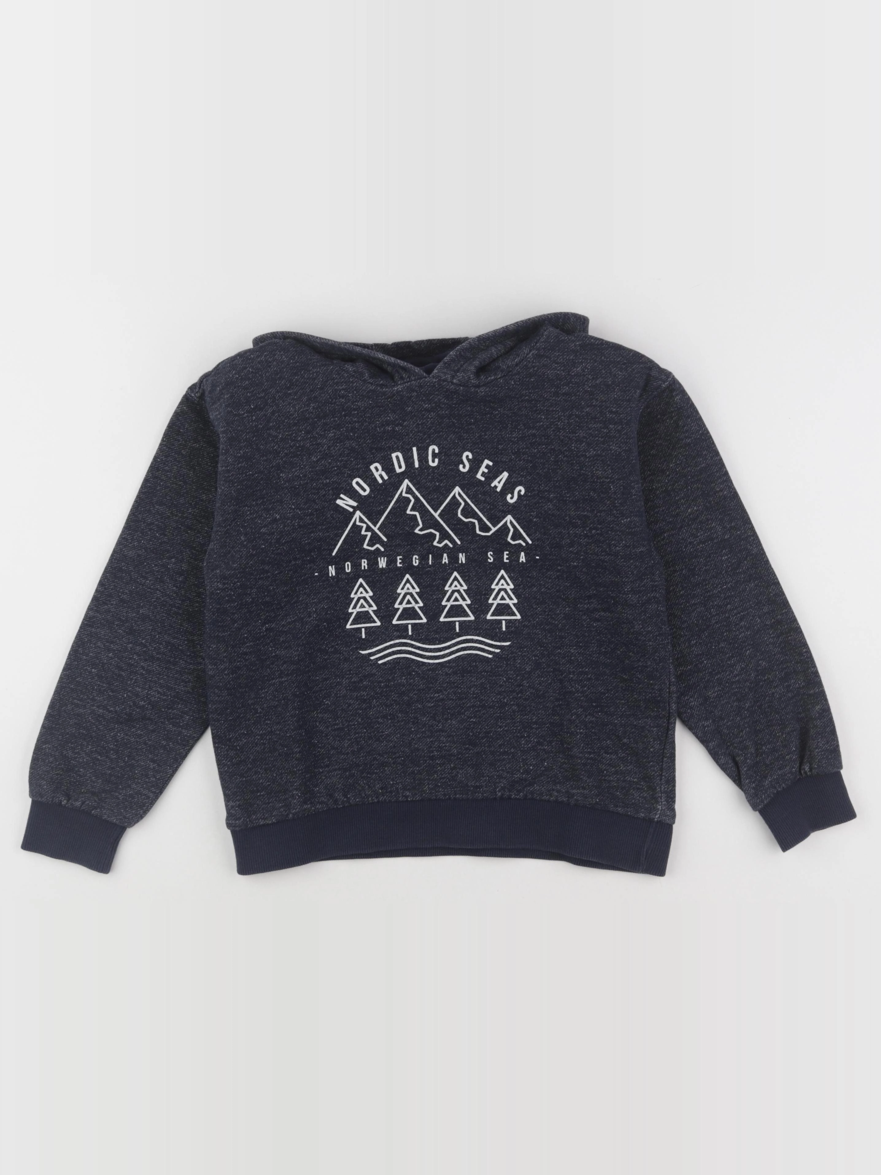 Vertbaudet - sweat bleu - 8 ans