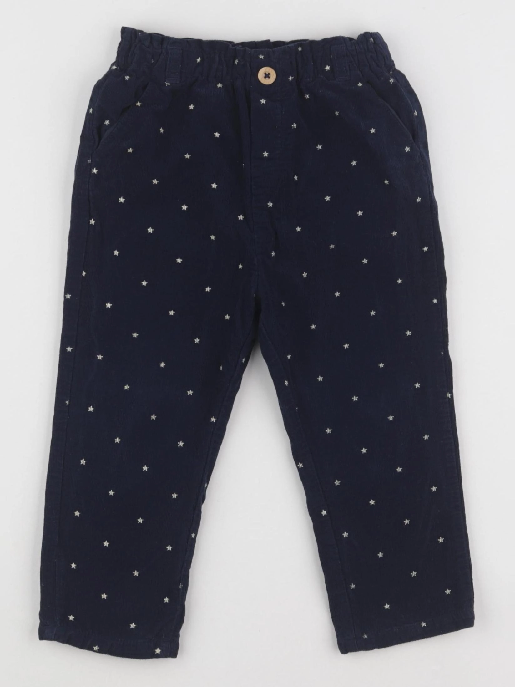 Vertbaudet - pantalon bleu - 36 mois