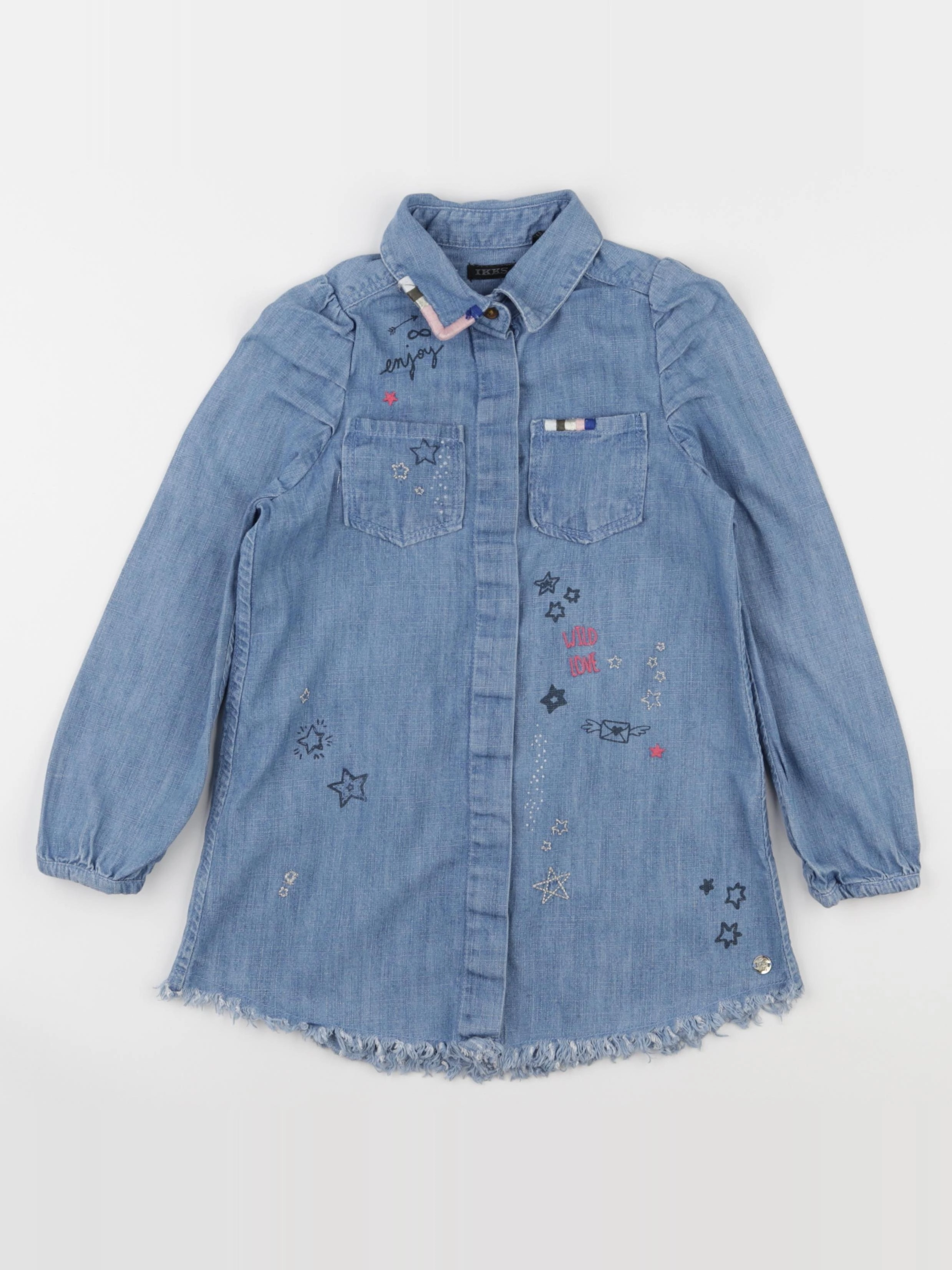 IKKS - robe bleu - 5 ans