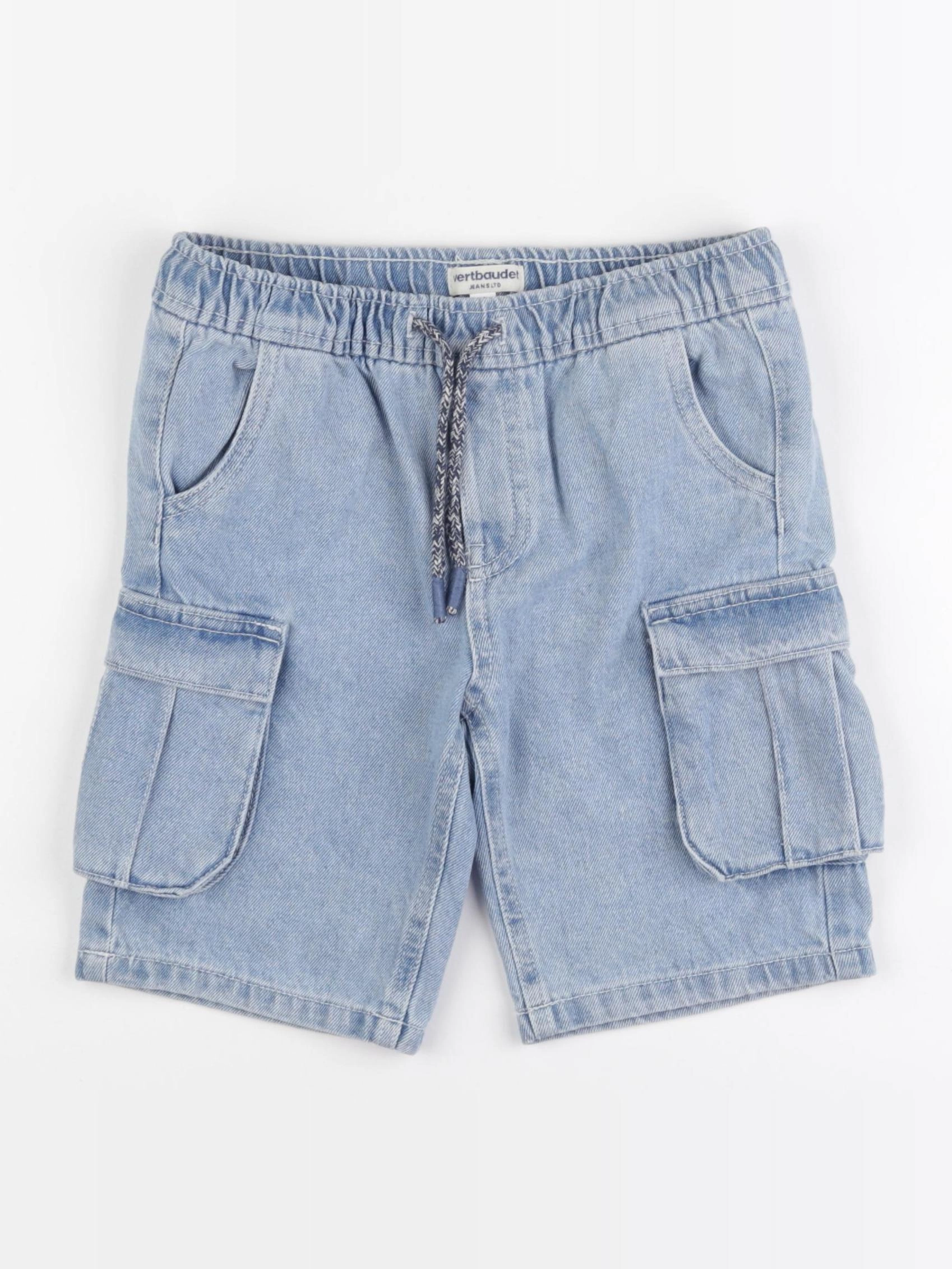 Vertbaudet - short bleu - 8 ans