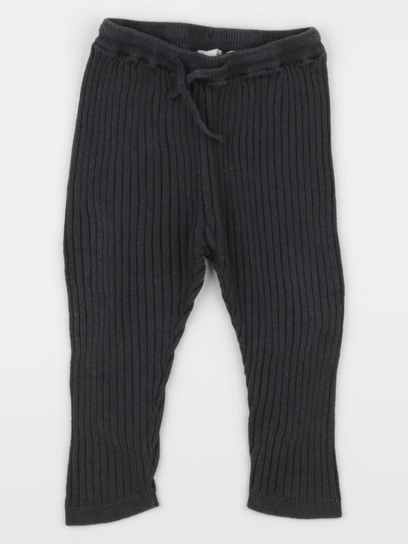 H&M - legging gris - 12/18 mois