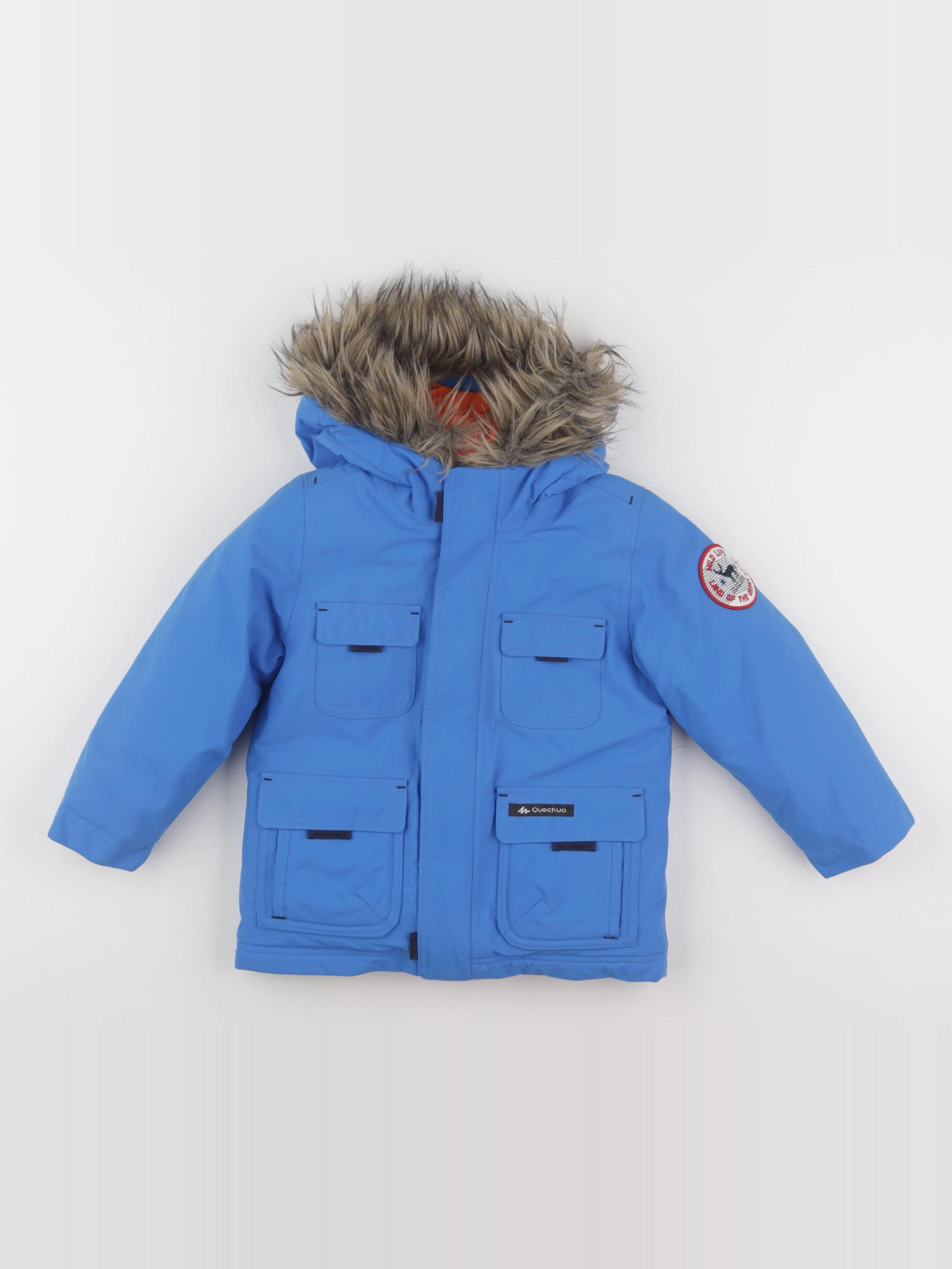 Decathlon ski - manteau de ski bleu - 3/4 ans
