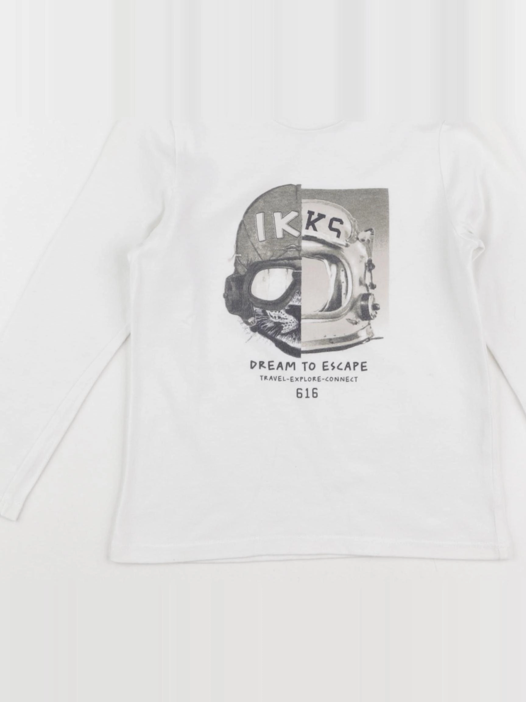 IKKS - tee-shirt blanc - 3 ans