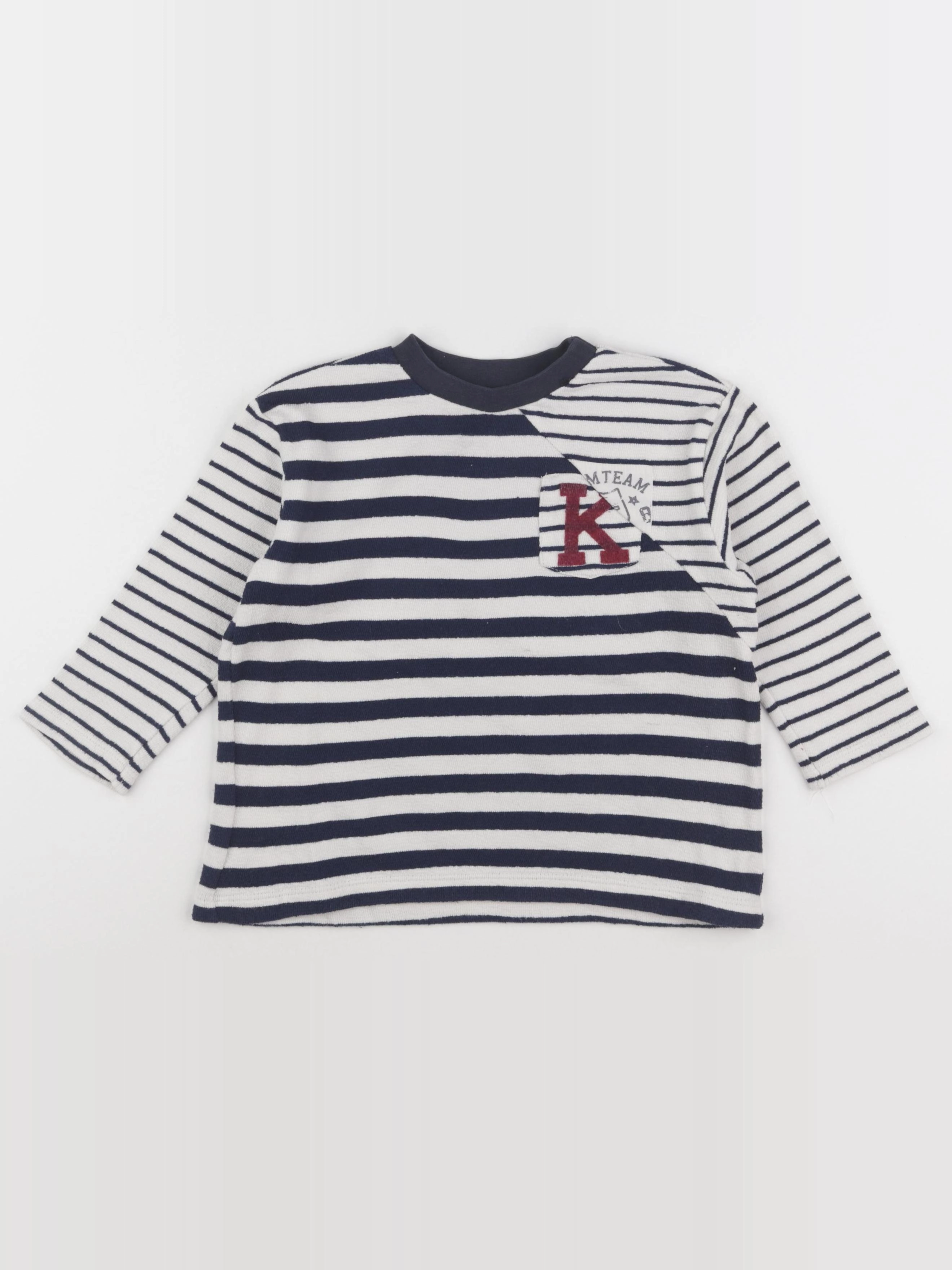 IKKS - sweat bleu - 3 ans